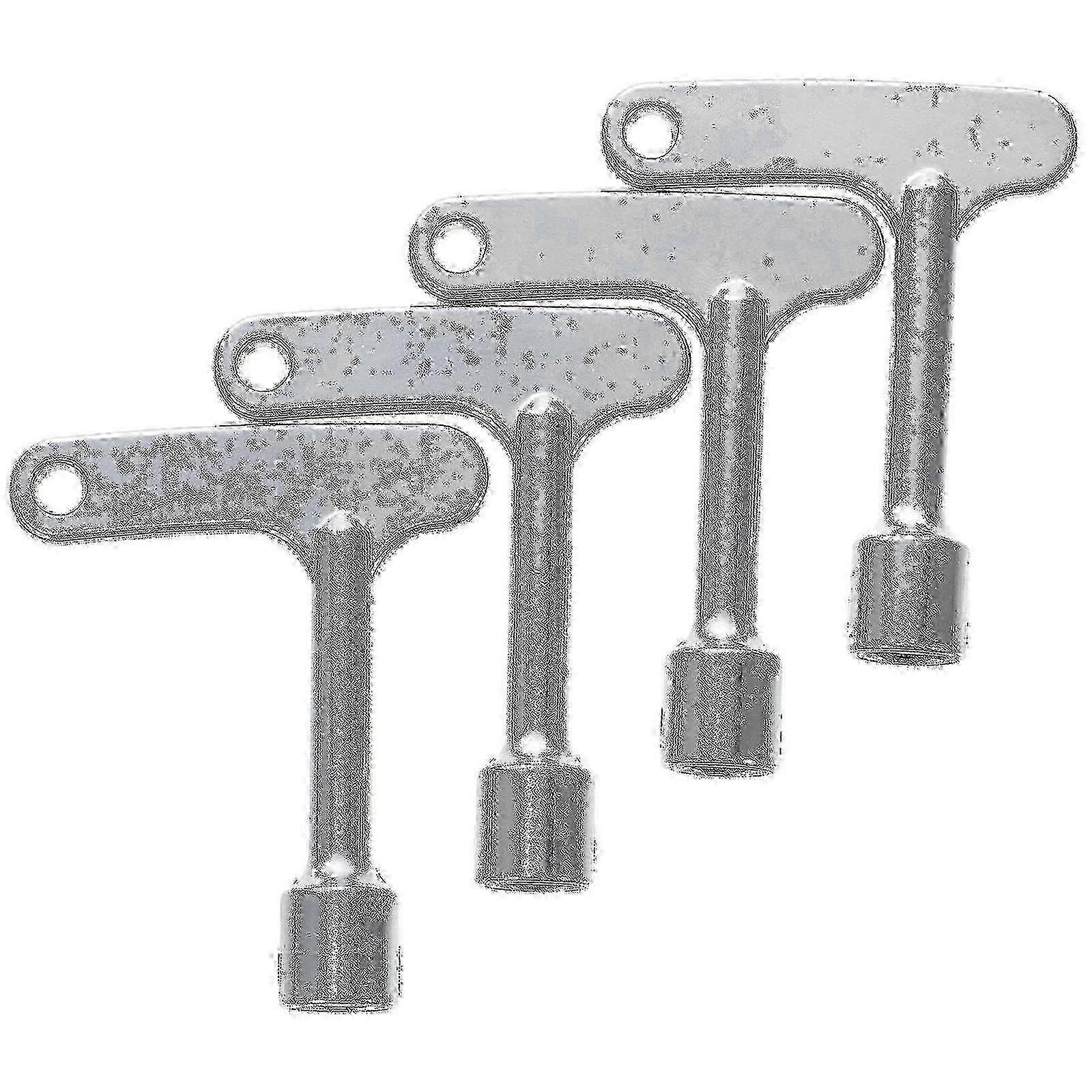 4pcs Elevator Key Elevator Service Key Triangle Panel Lock Triangle Spanner-Good