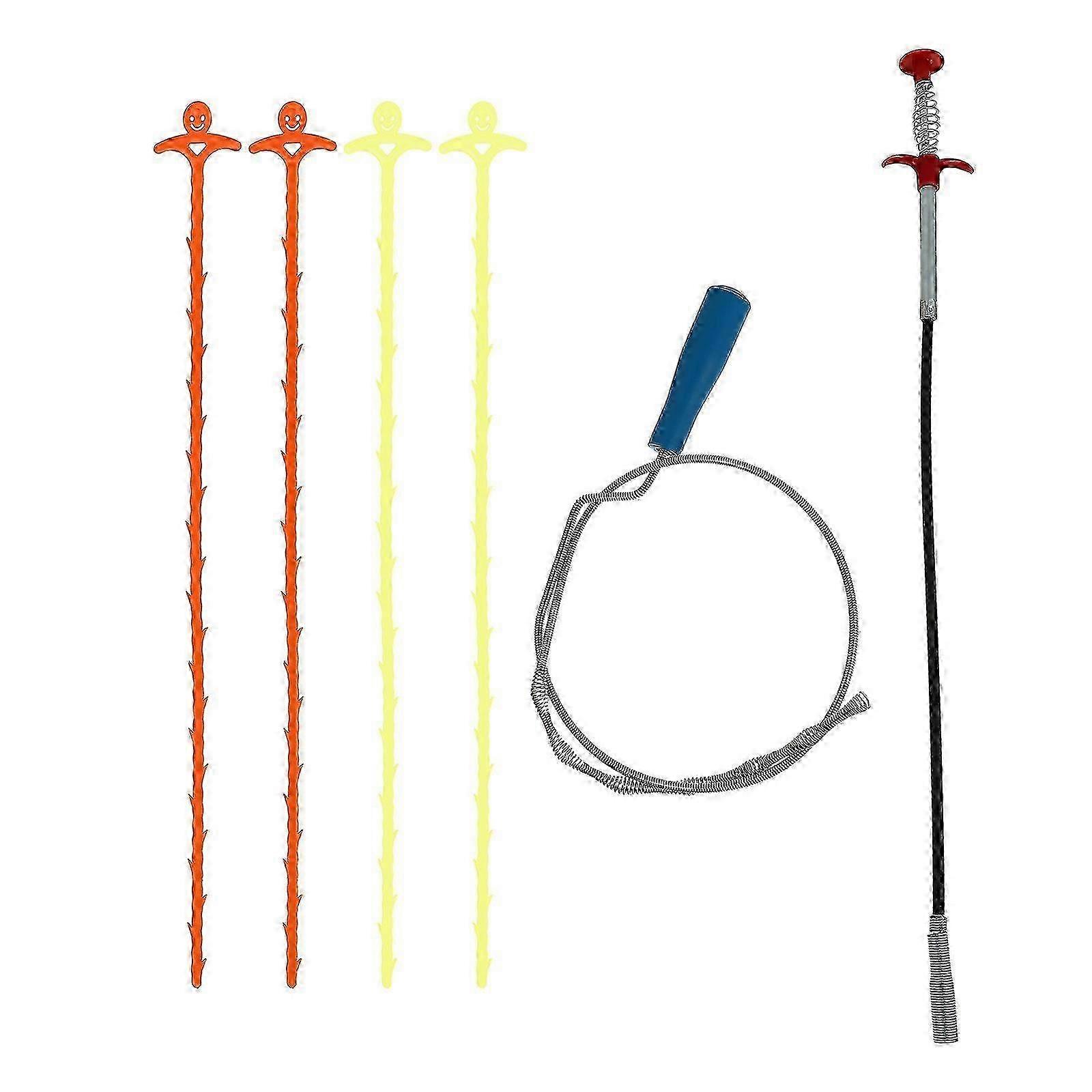 Pipe Tool Drain Hair Grabber Clog Opener Shower Drain Clog Remover Drain Cleaner Tool Plumbing Drain Clog Remover Tool