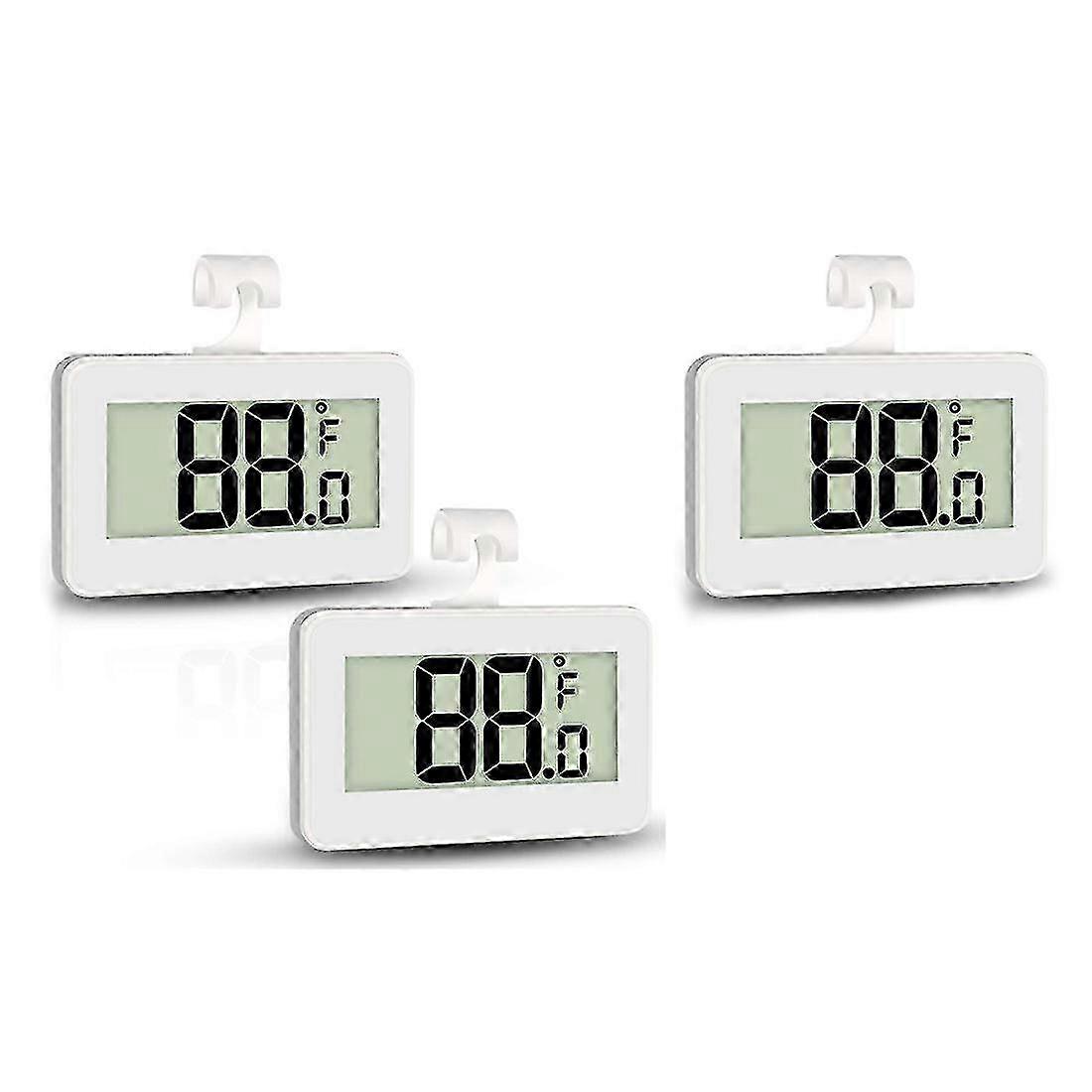 digital waterproof refrigerator freezer thermometer with hook