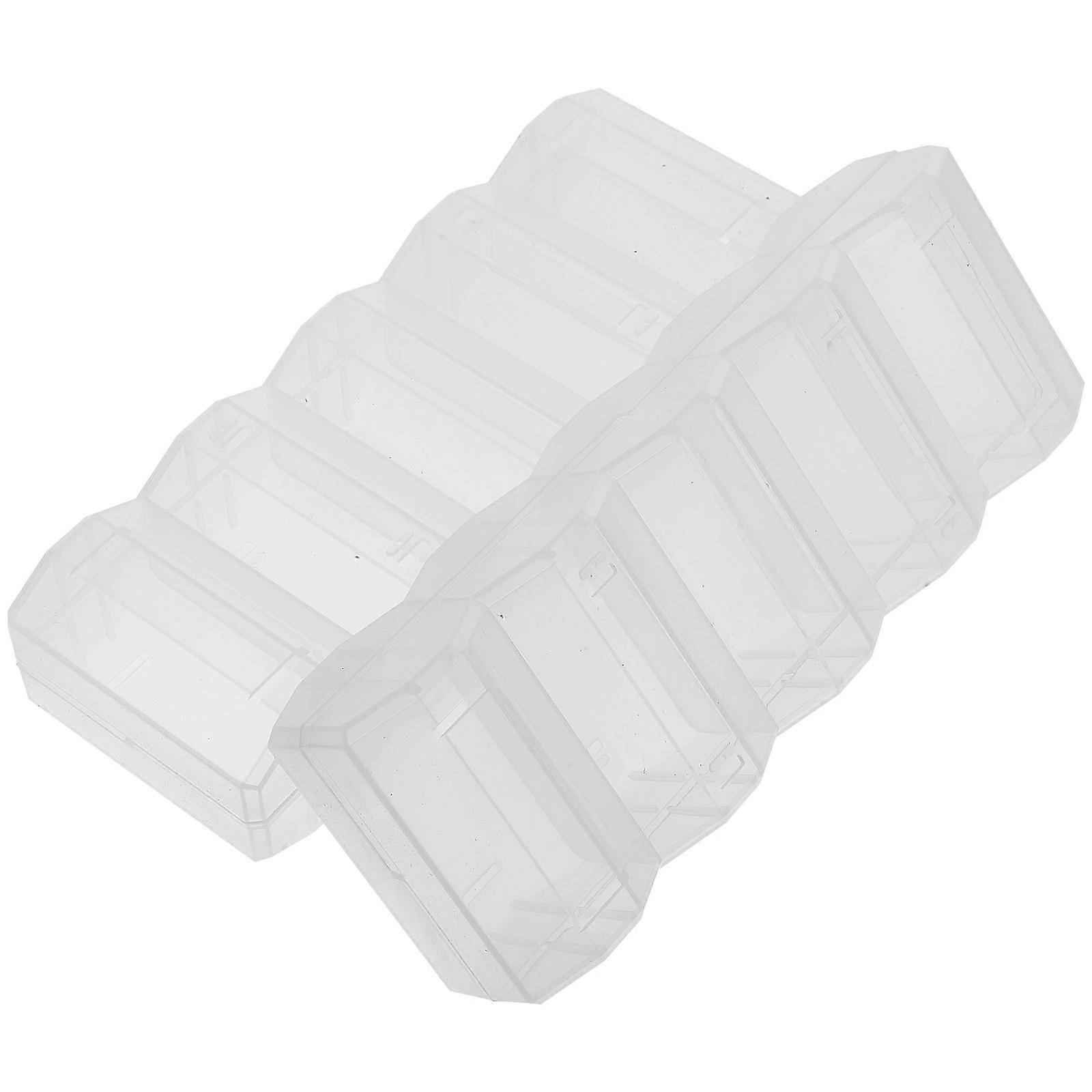 Reusable Poker Chip Box Plastic Poker Chip Case for Storage 2Pcs