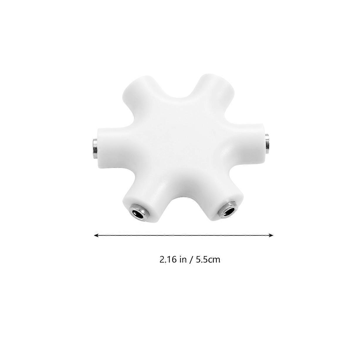Audio Connector Adapter Headphone Splitter for Sharing to 5