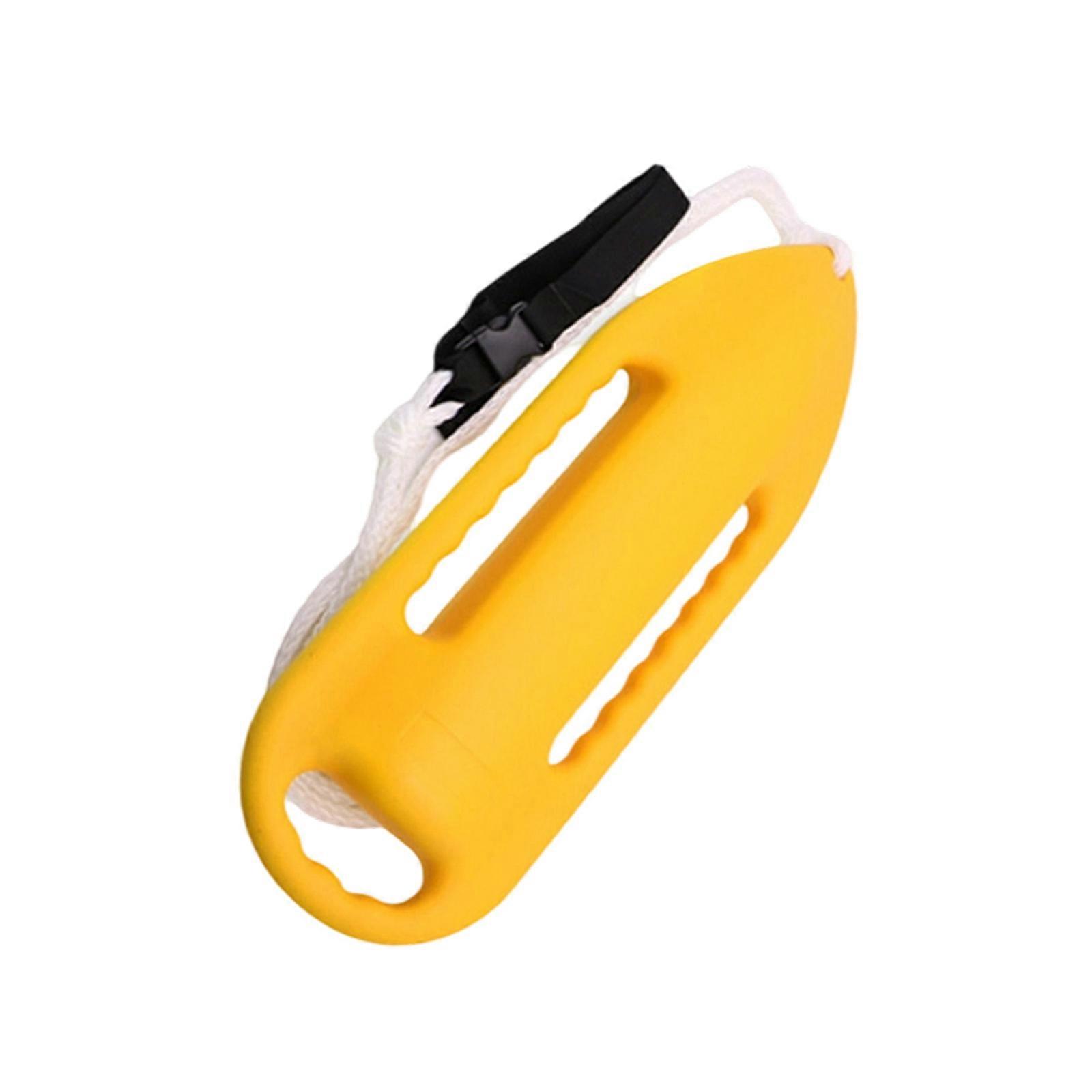 Compacts Life Saving Floatation Device Bright Colored Buoys with Nylons Construction Swim Security for Water Sport  Yellow