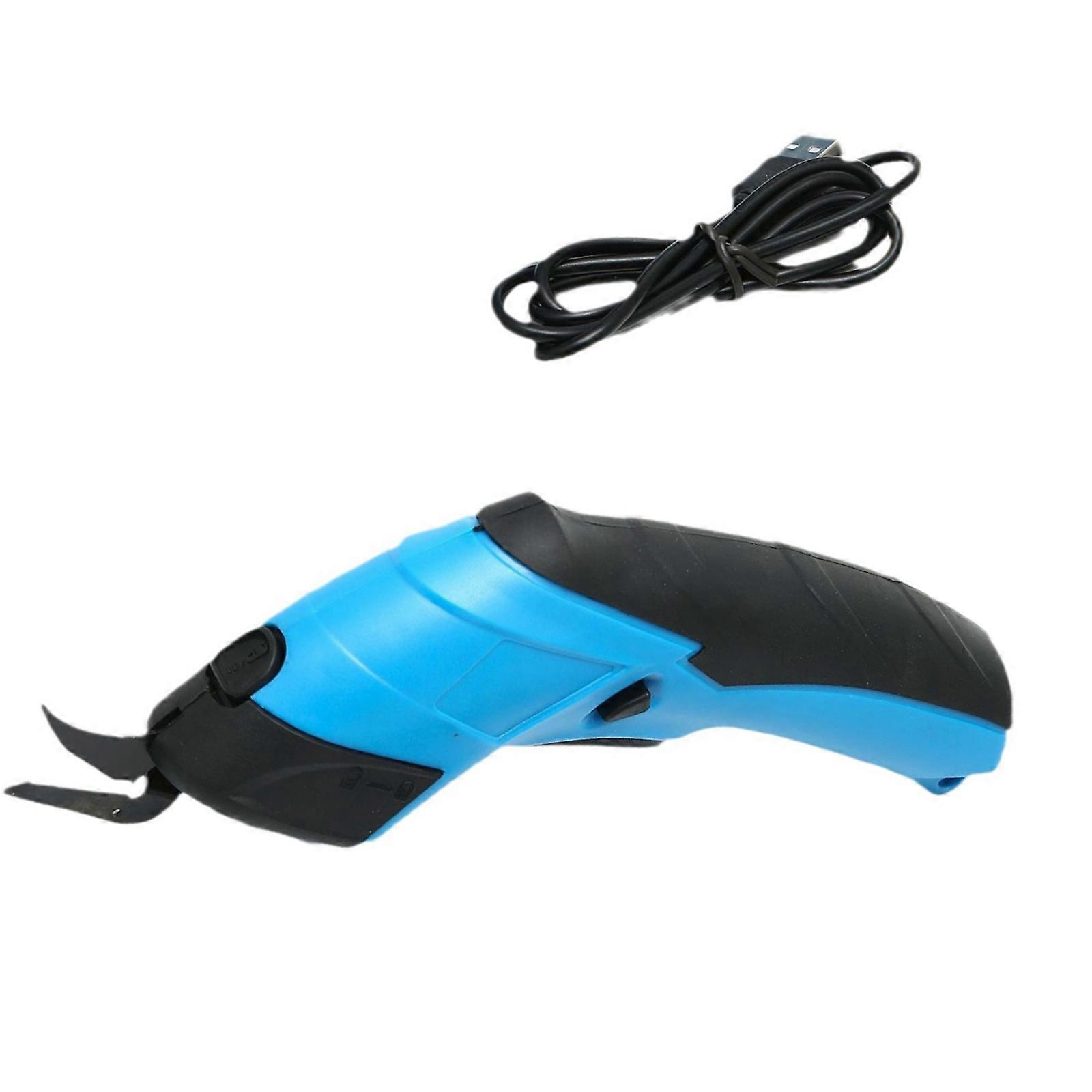 Battery Operared Electric Cloth Cutter Portable USB Charging Cordless Electric Scissor for Fabric Carpet Paper Craft Multicolor