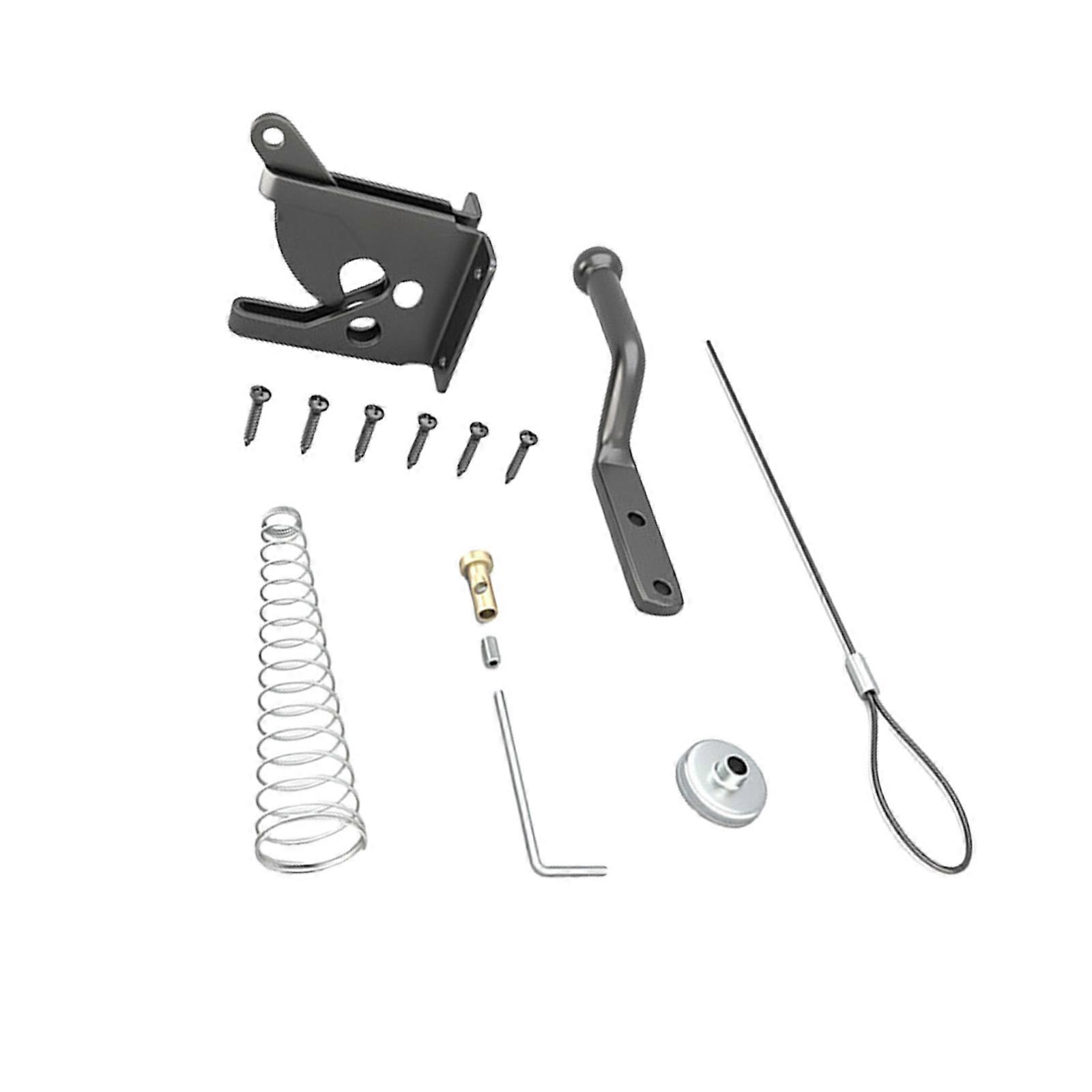 Carbon Steel Fence Gate Security Lock with Included Rope Rustproof Small Design Enhances for Gate Sheds Toolboxes Multicolor