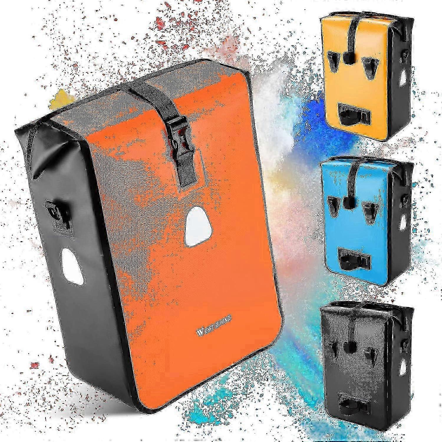 Bicycle Pannier 18l Bicycle Bags For Carrier, Waterproof Rear Bicycle Bag, 2 In 1 Bicycle Shoulder Bag With Shoulder Strap Multi-color Optional