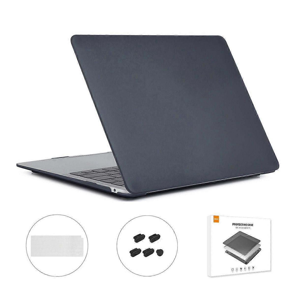 For MacBook Air 13 inch (2020) A2179/ A2337 (EU Version) 3-In-1 Hard Laptop Case + TPU Keyboard Cover + Dustproof Plug