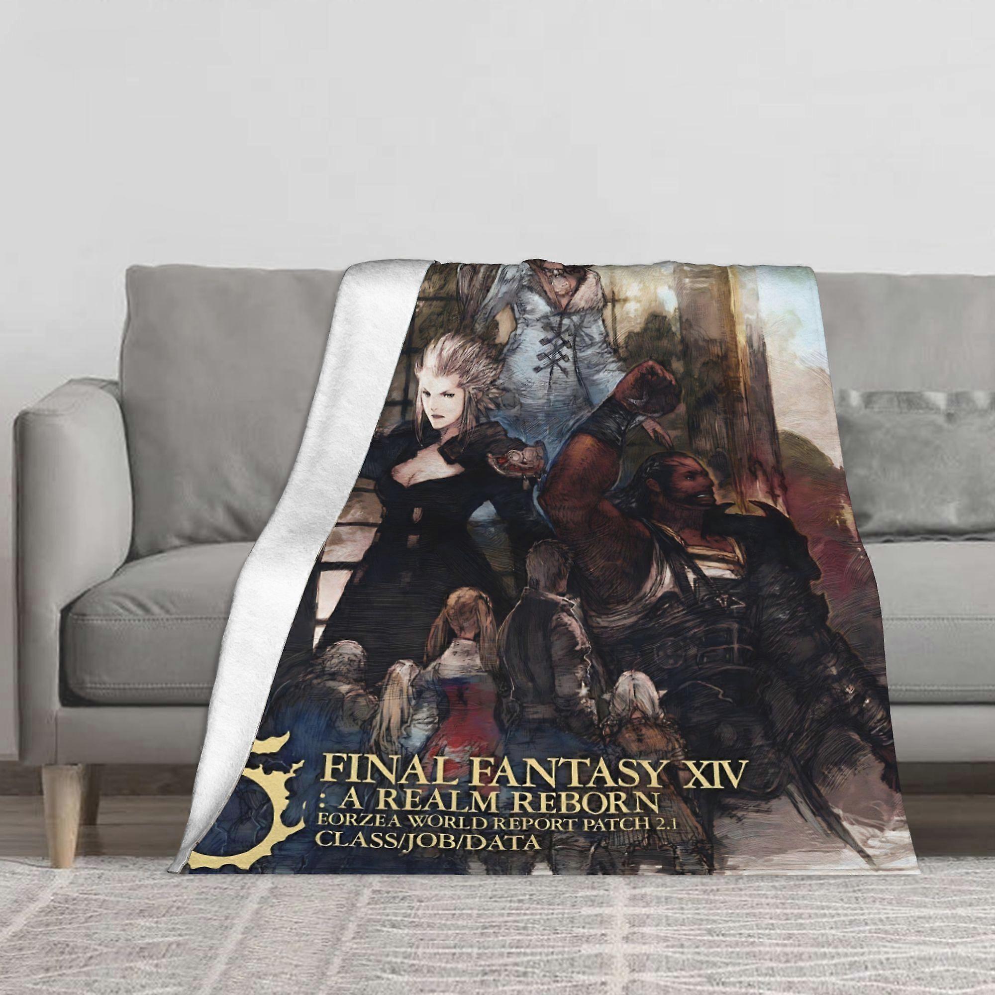 Ultima IV Inspiration Blanket, Dense and Fluffy Fleece Throw for All Seasons - Soft Comfortable Use in Car Camping Sofa -QAZLK256