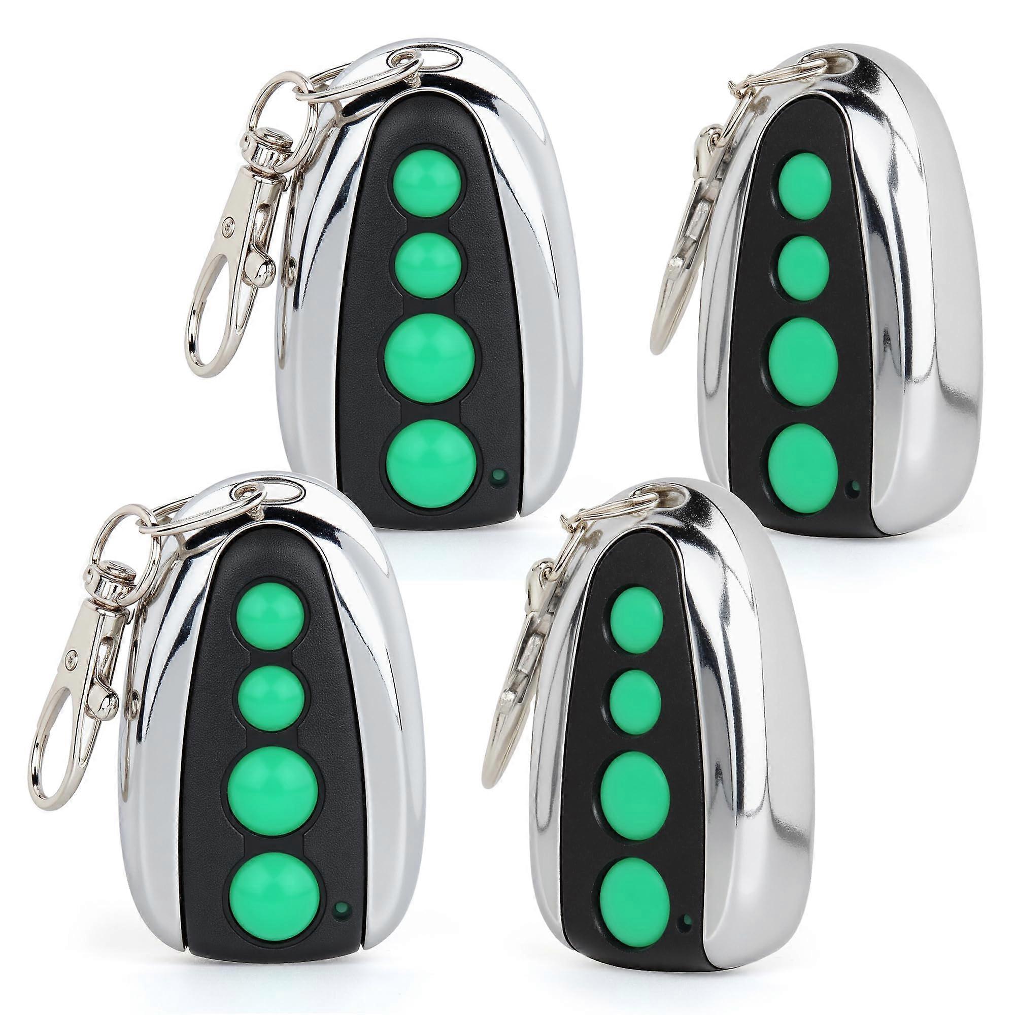 Garage Door Remote Control 4 Pack 433.92MHz M12 Transmitters for Swing Sliding Gate Opener Compatible with Swing Sliding Gate Opener