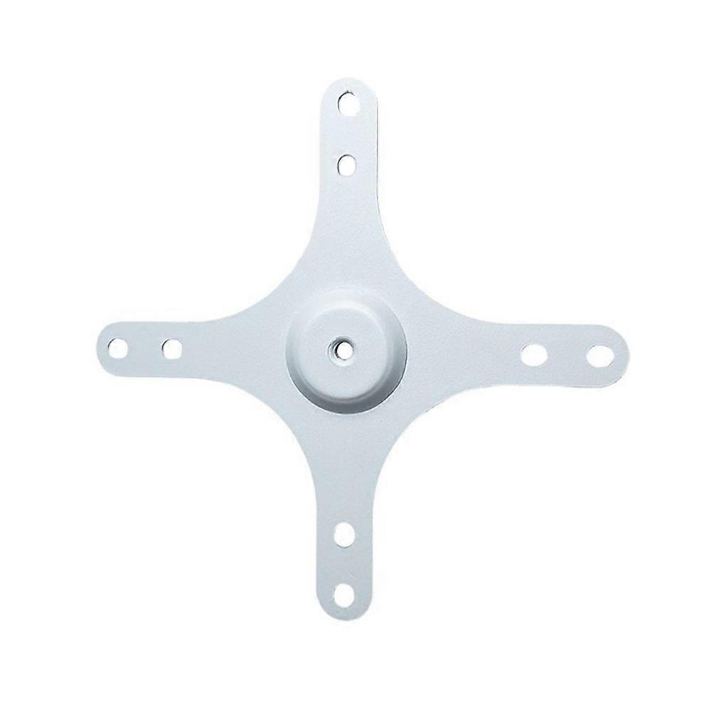 Monitor Mounting Bracket Plate 1/4 Inch Screw Hole White