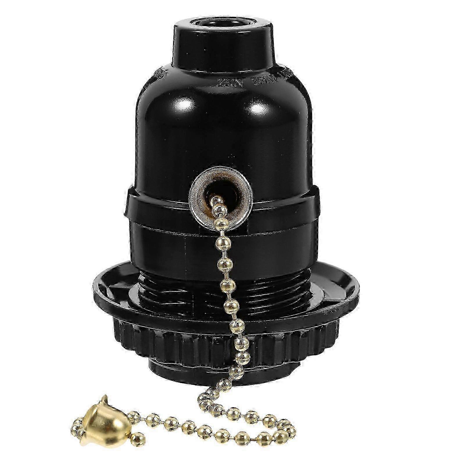 Pull Chain Ceiling Light Socket Accessory - Lamp Holder with Pullswitch