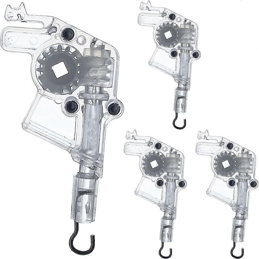 4pcs Blind Wand Tilter for 2 Inch Low Profile Horizontal Blinds with Square Gear Hook Connection Low Rail Accessory