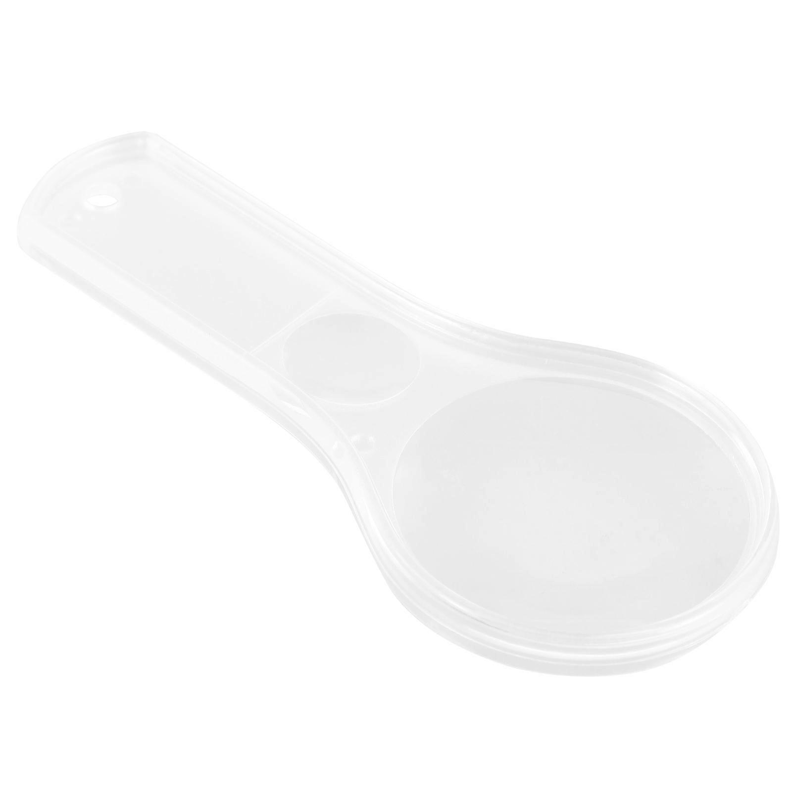 Handheld Transparent Acrylic Magnifier for Magnification with 3X Dual Lenses