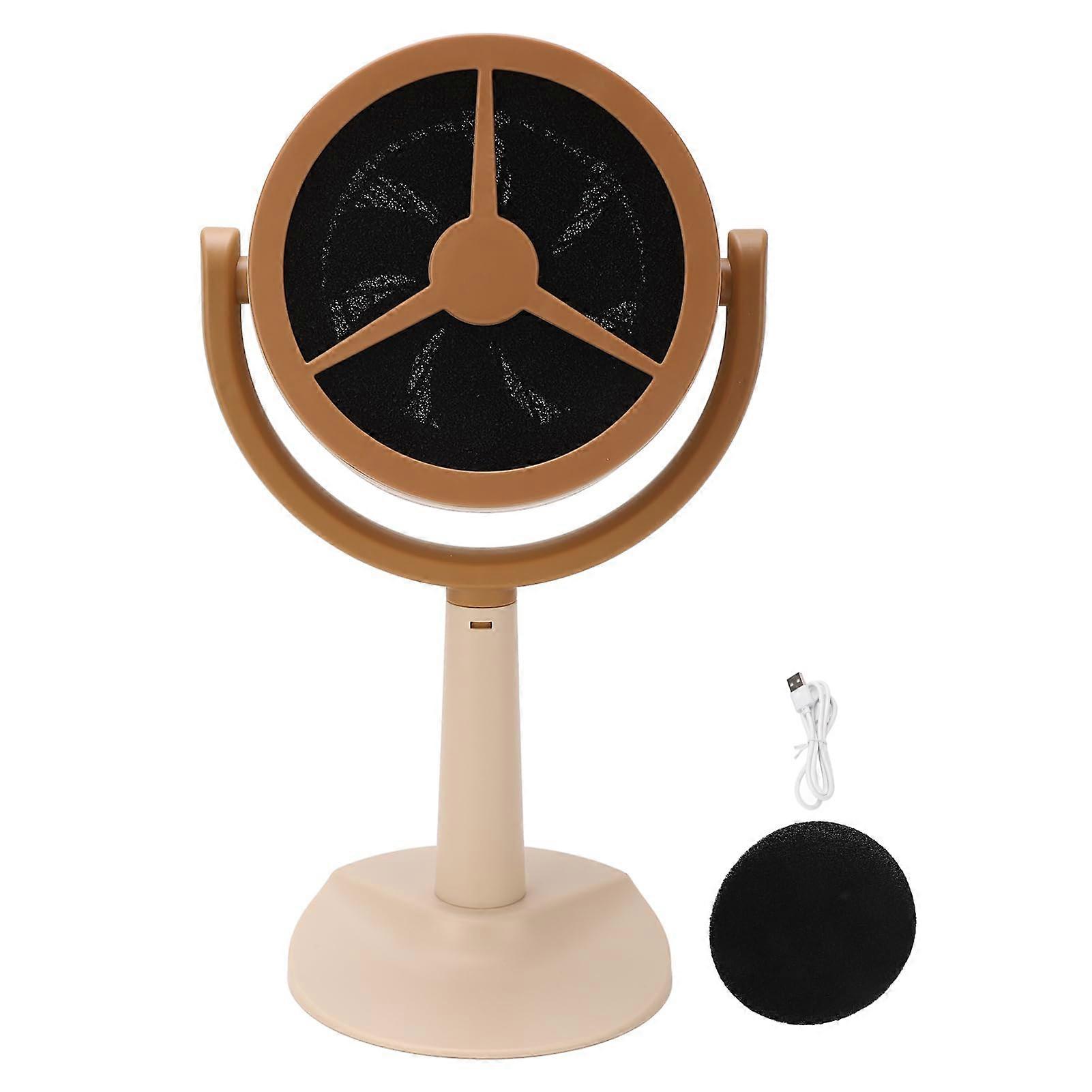 Mini Range Hood USB Powered Tabletop Cooking Smoke Extractor with Adjustable 125° Tilt Ventilation