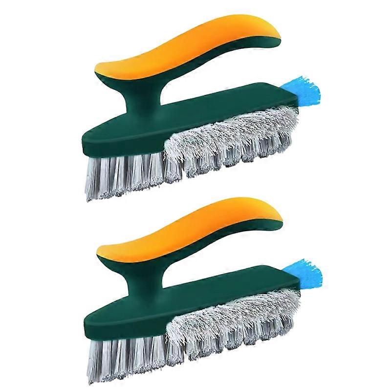Multi-Functional Crevice Cleaning Brcomh Dual Bristle Scraper for Bathroom Kitchen Hocomehold Cleaning Tool Floor Cleaning Brcomh