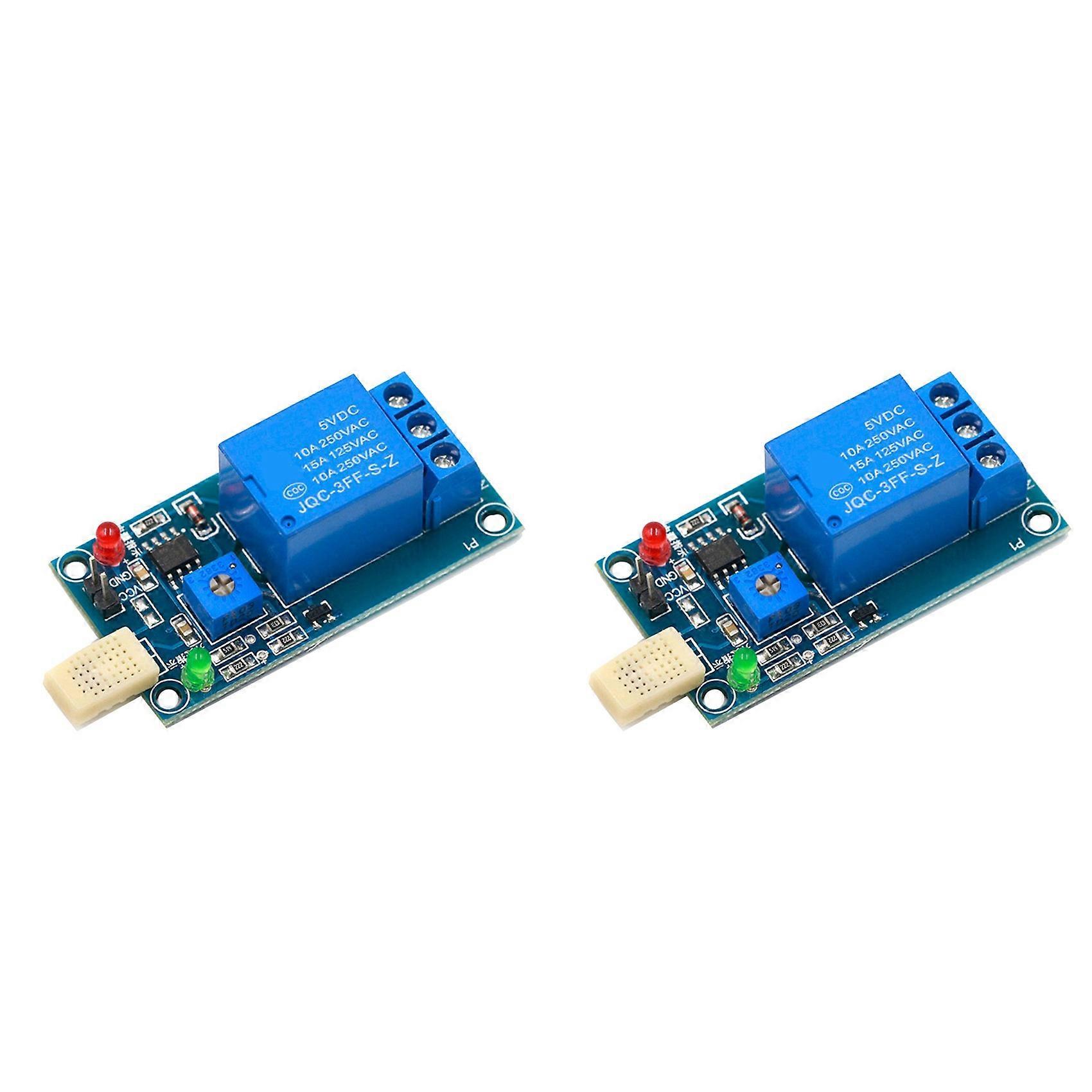 2X Humidity Switch Module HR202 Humidity Switch Relay Module Humidity Sensor Controller DC5V Portable Module