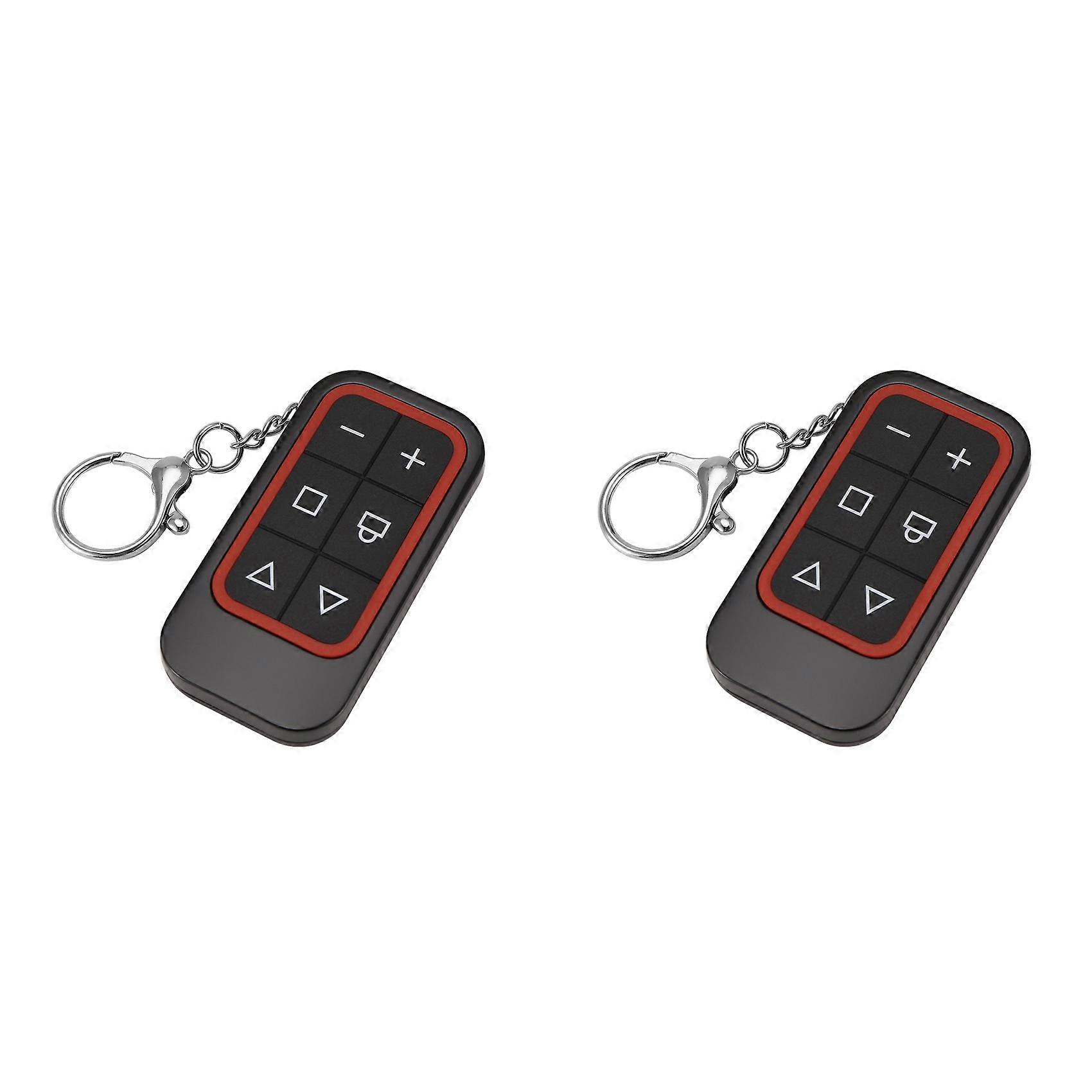 2X Wireless Remote Control 8-Channel Multi-Frequency Garage Door Rechargeable Full-Frequency Copy Remote Control Red