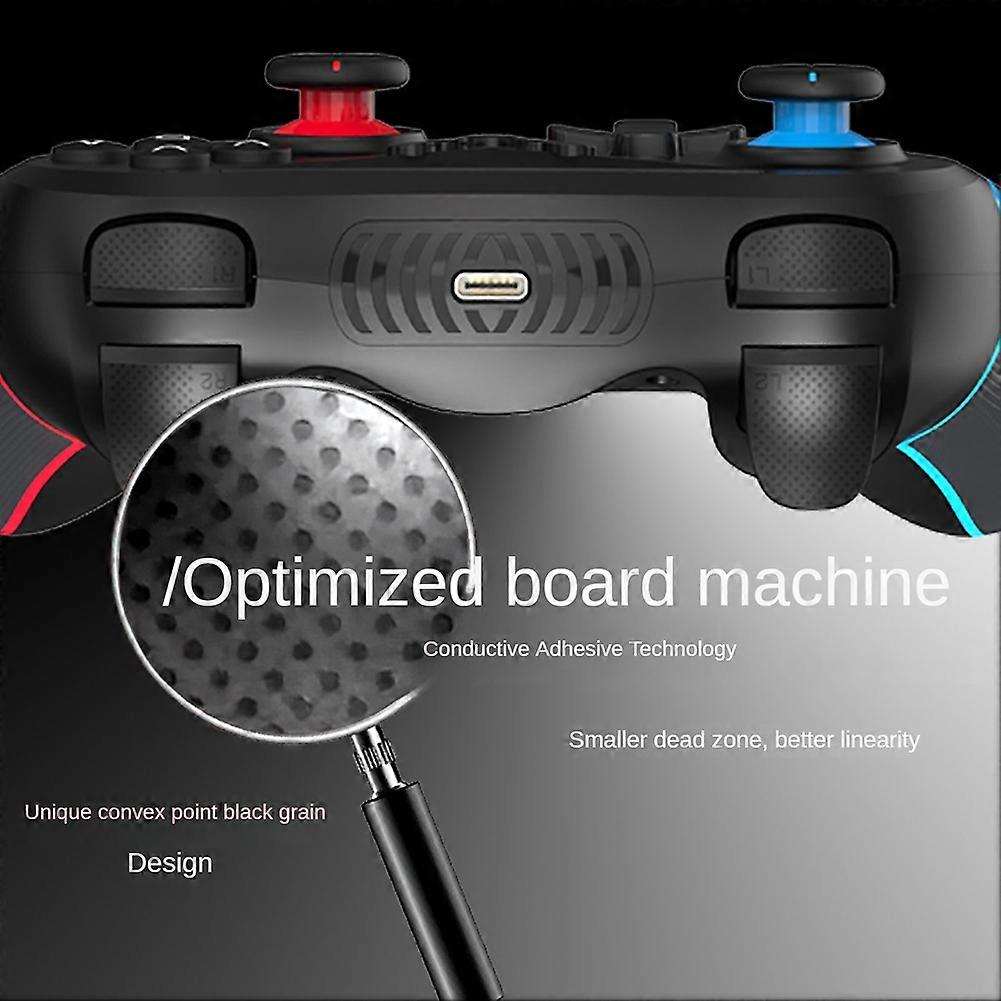 For Switch Wireless Bluetooth Gamepad Hall Rocker Macro Programming Wakeup Somatic Computer Game T43 Joystick