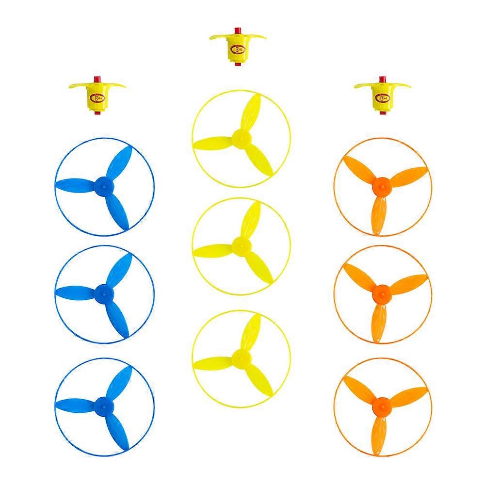 Assorted Color Flying Disc Playthings for Playing 24Sets Outdoor Ejection Toys