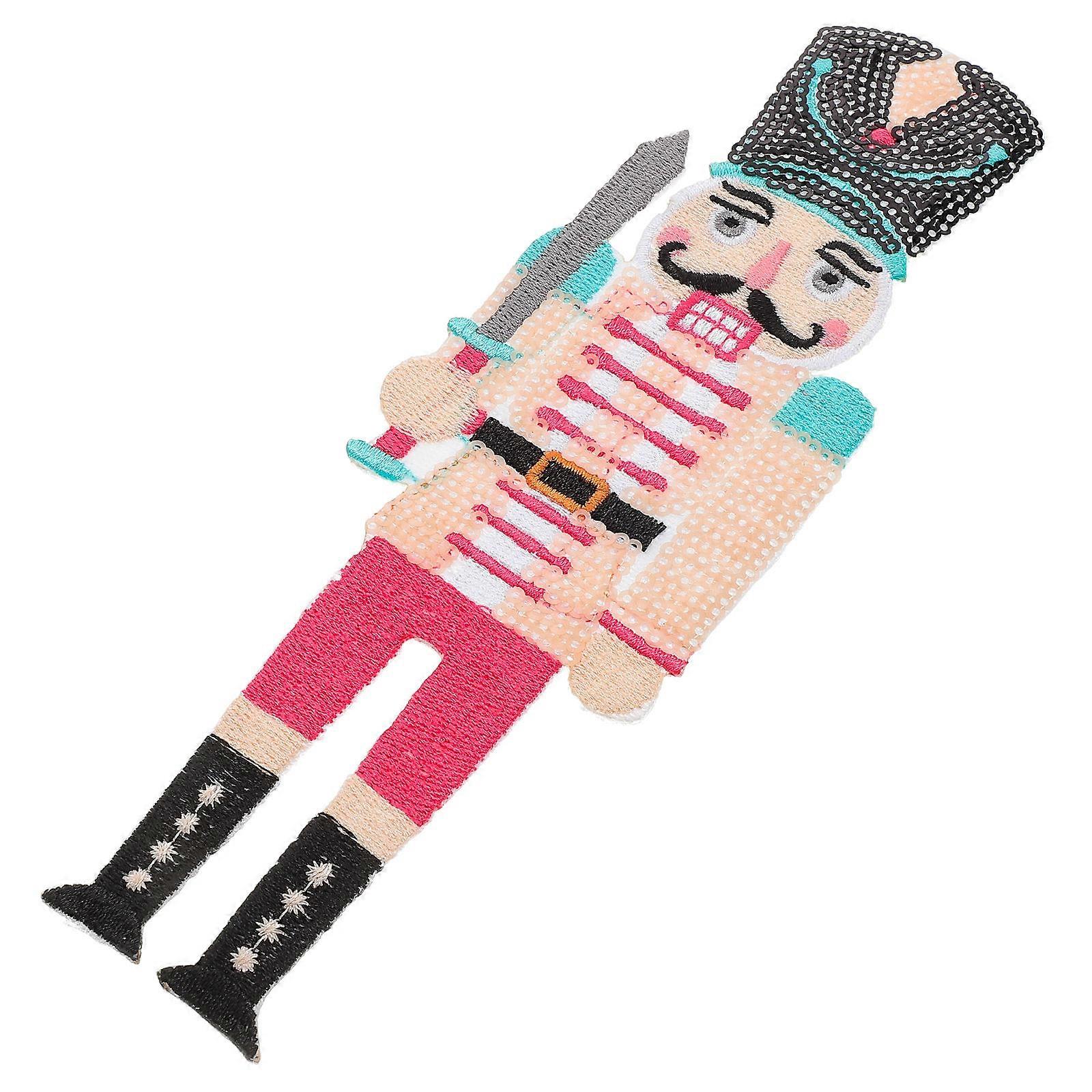Nutcracker Iron on Applique for Decoration Cloth Cartoon Patch