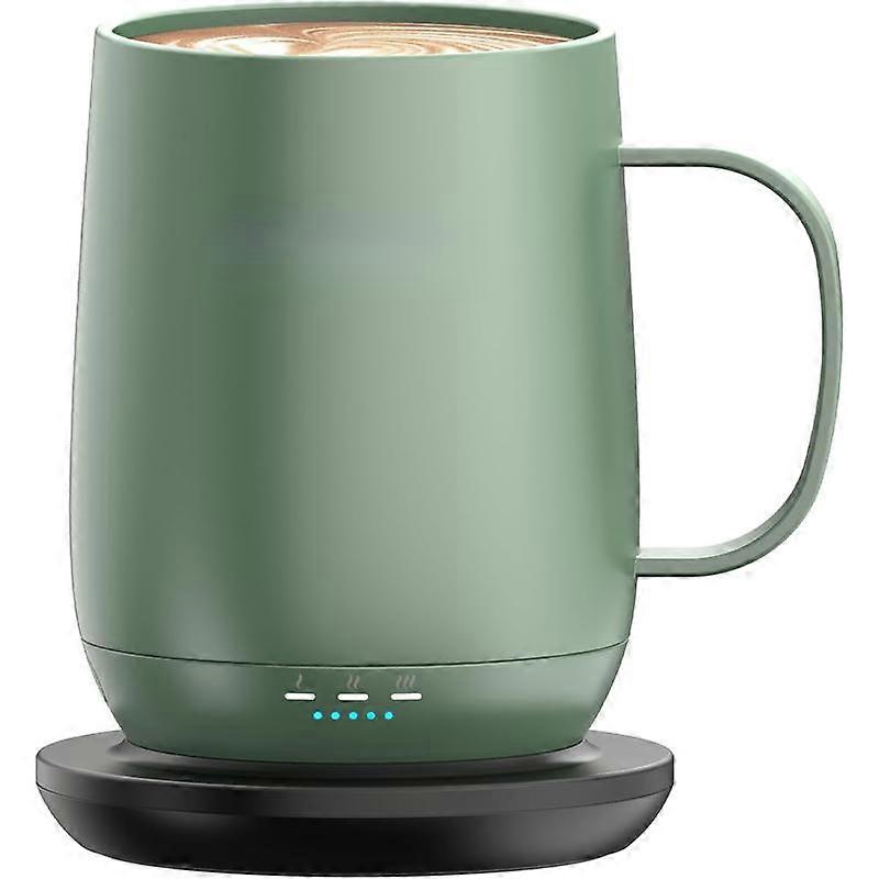 Mug chauffant auto-chauffant 2, 473 ml (16 oz), autonomie de 150 min - Température maximale de 65 °C (149 °F), chauffe-tasse à contrôle de température, cadeau idéal pour papa et maman.