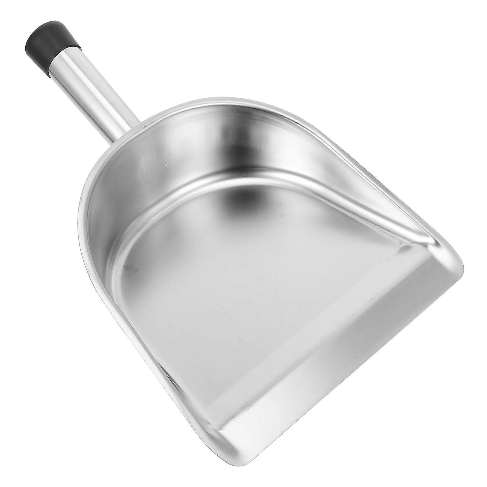 Silver Dustpan Handheld Trash for Convenient Cleaning
