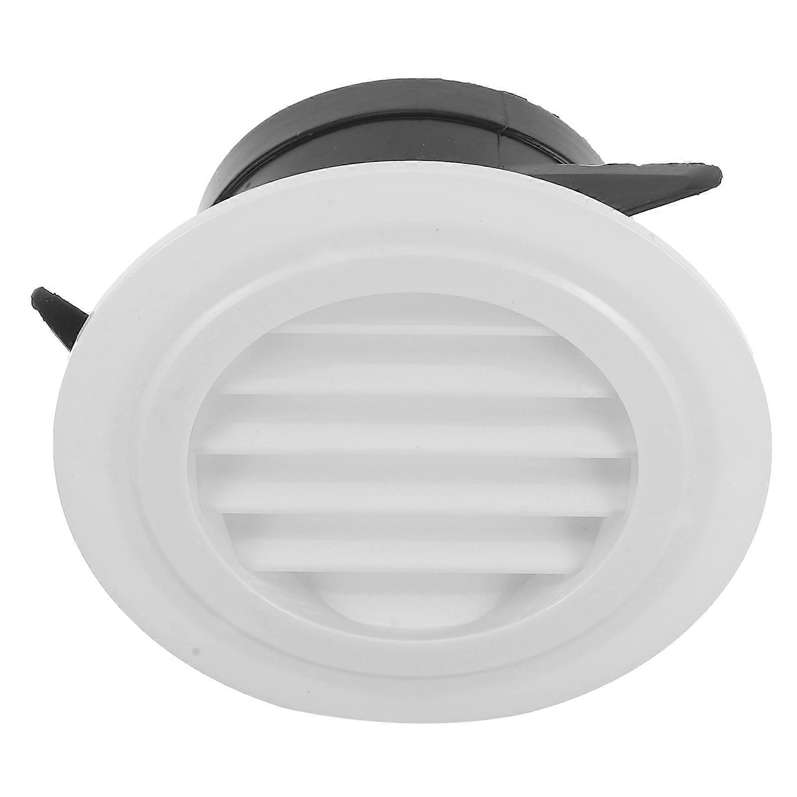 Round Louvered Vent Round Exhaust Vent Cover for Wall Soffit