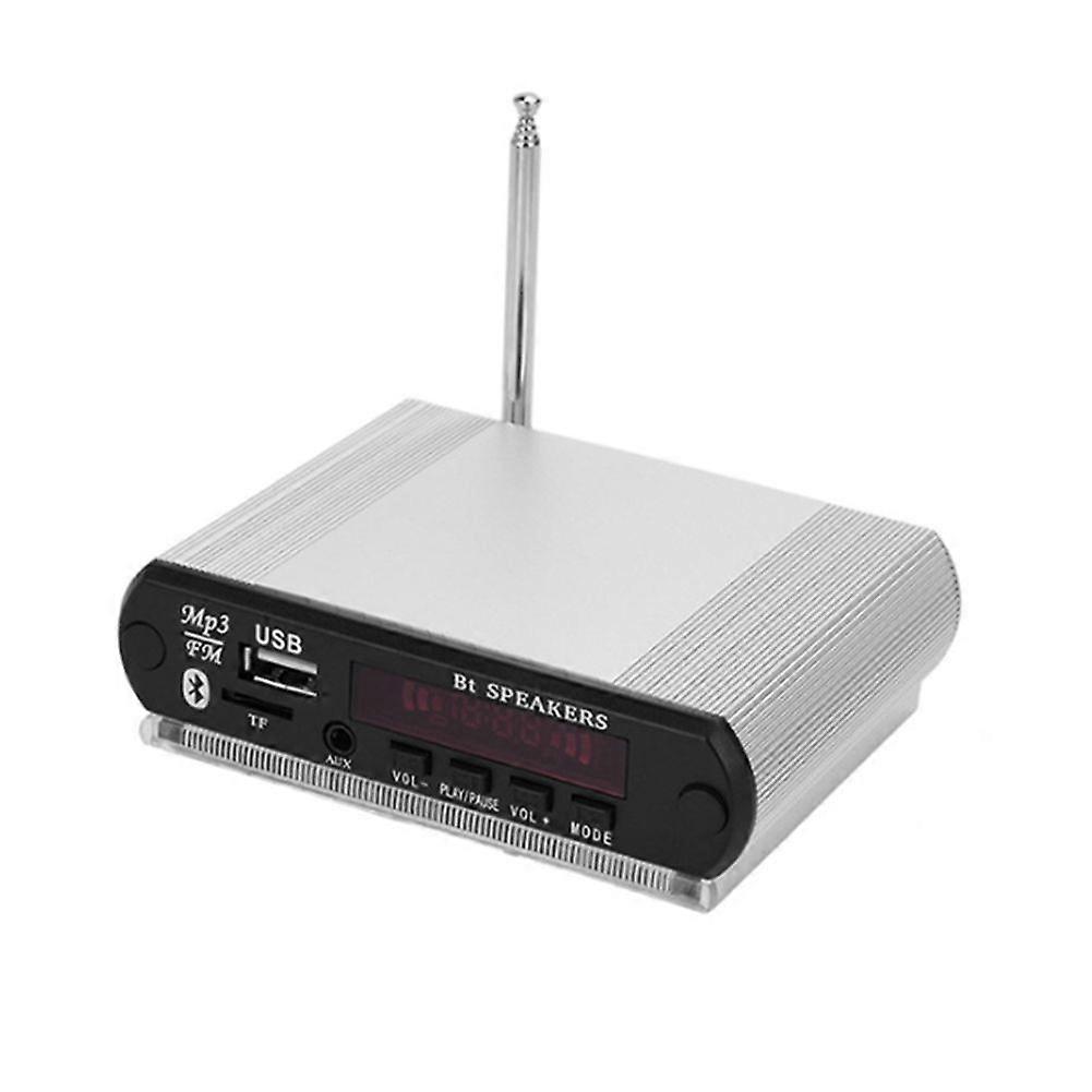 DC12V MP3 Decoder Board MP3 Player Wireless Bluetooth Car Audio Decoder with Recording Function Support FM/MMC,Otc White