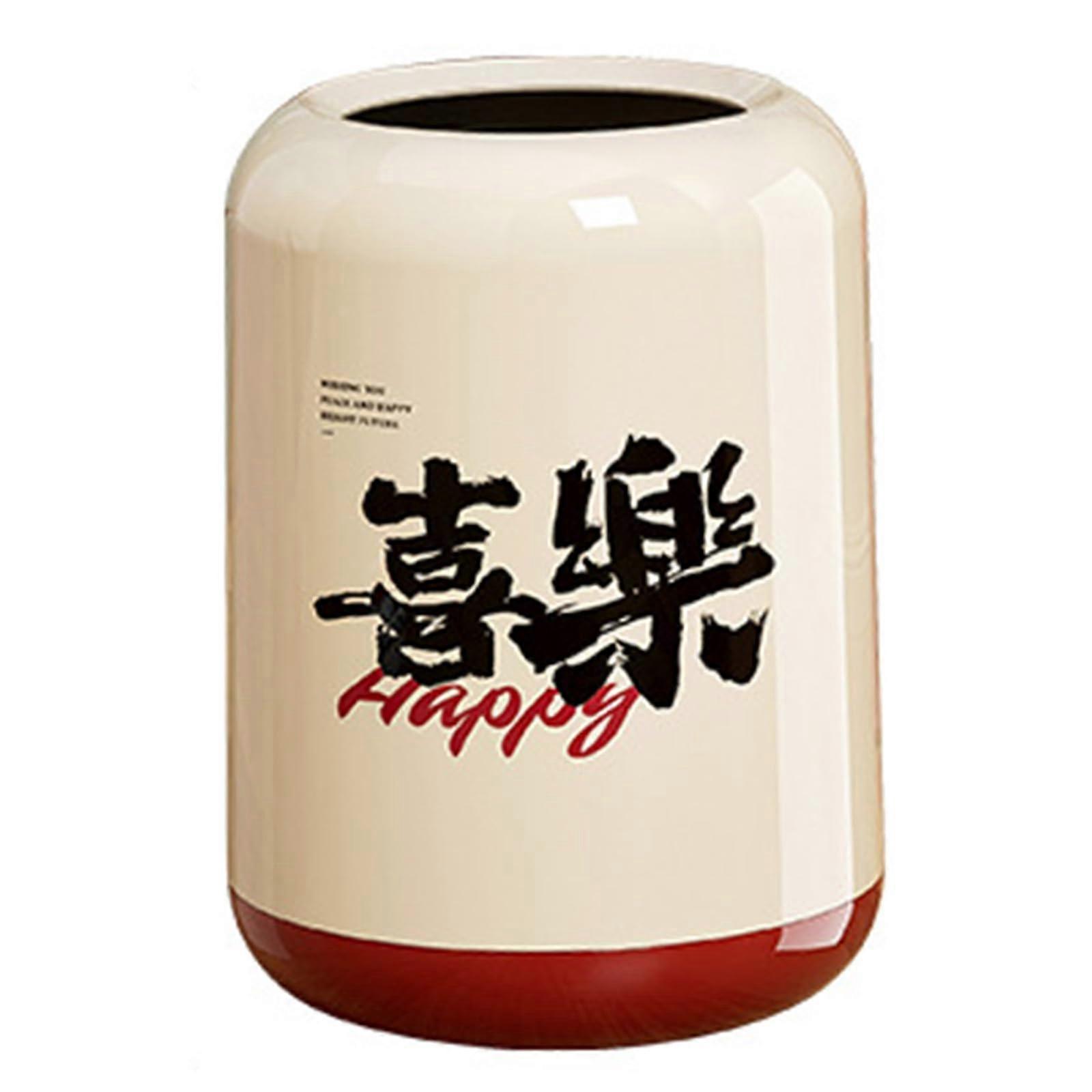 Large Capacity Trash Can for Home and Office, Durable Open Wastebasket, Easy Waste Disposal