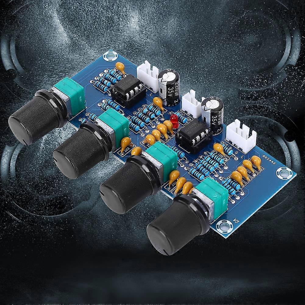 Digital Power Amplifier Board Preamplifier Module DC 12V24V Audio Logarithmic Gain Compatible With Audio Systems