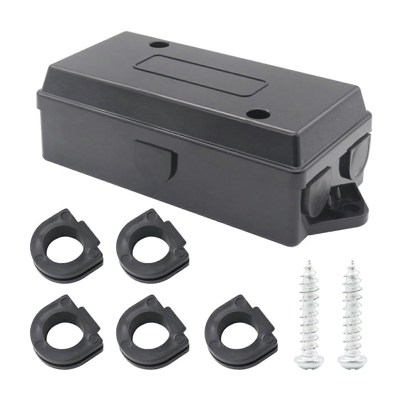 7 Way Electrical Trailer Junction Box For Caravans Weatherproof 7 Cord Connection Box Light Rewiring