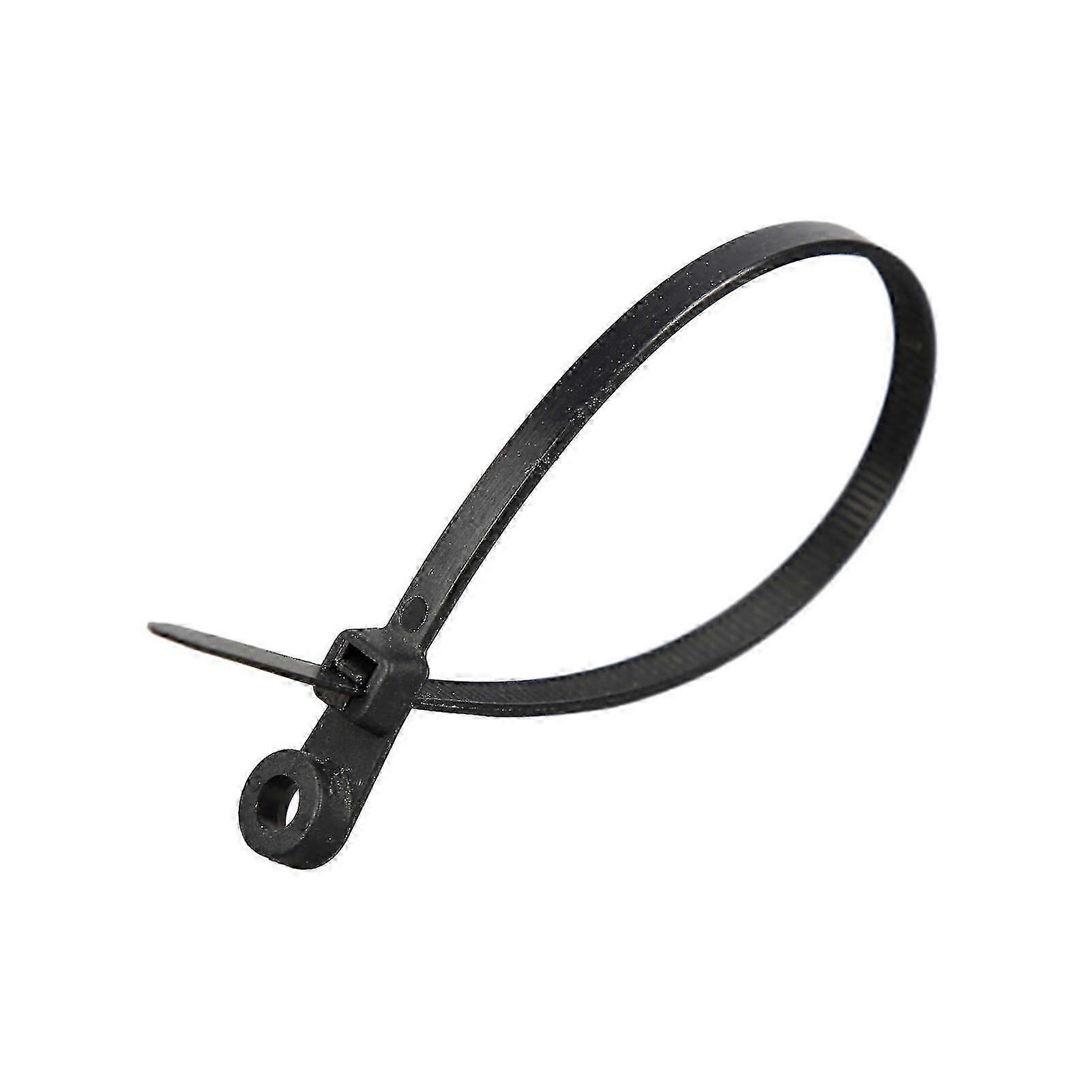 100pcs Screw Hole Cable Ties Purpose -loc Nylon Wire Zip Ties Fixing Tool