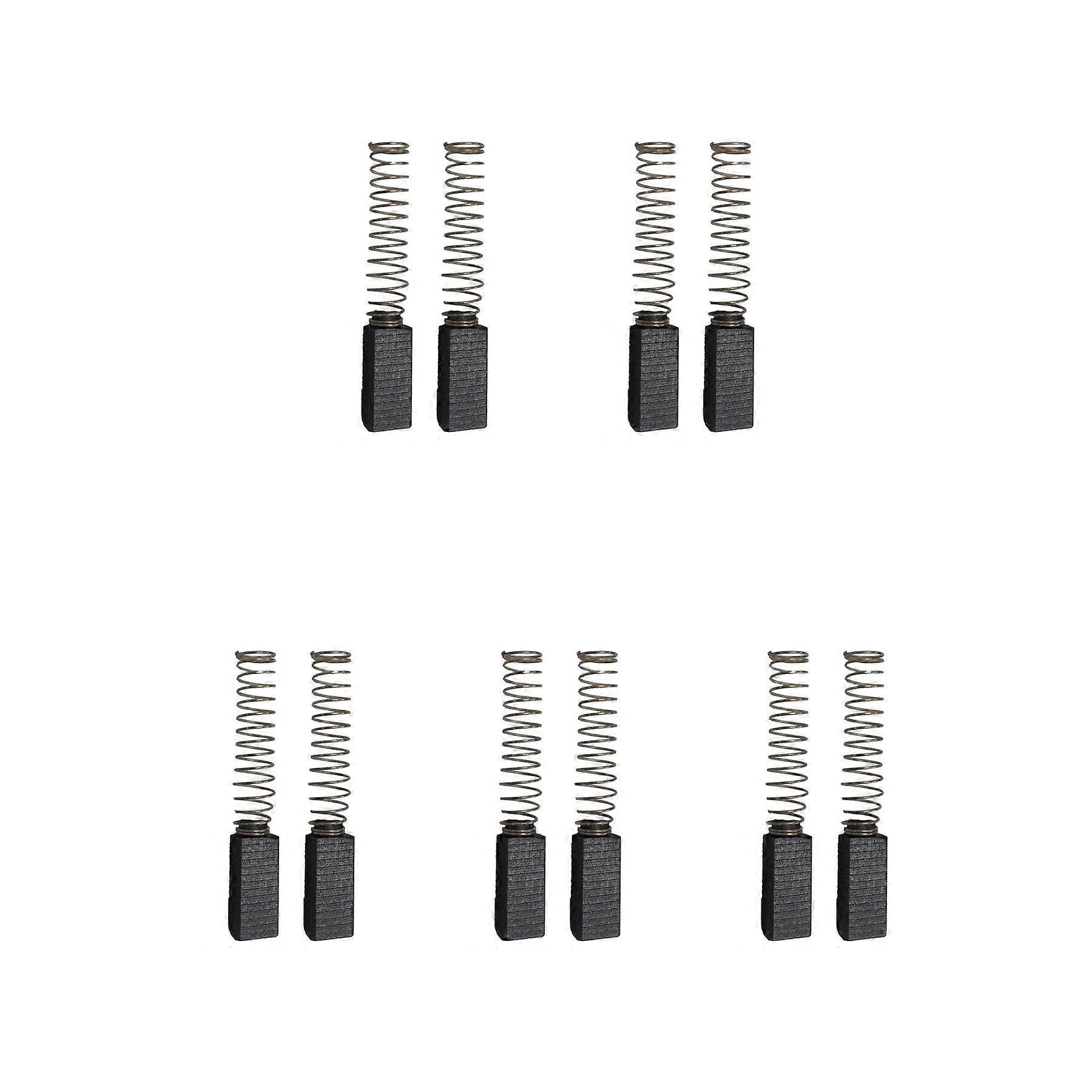 5 Sets 4.7x6.3x16mm Carbon Brushes for Drill Motor Replacement to Restore Performance