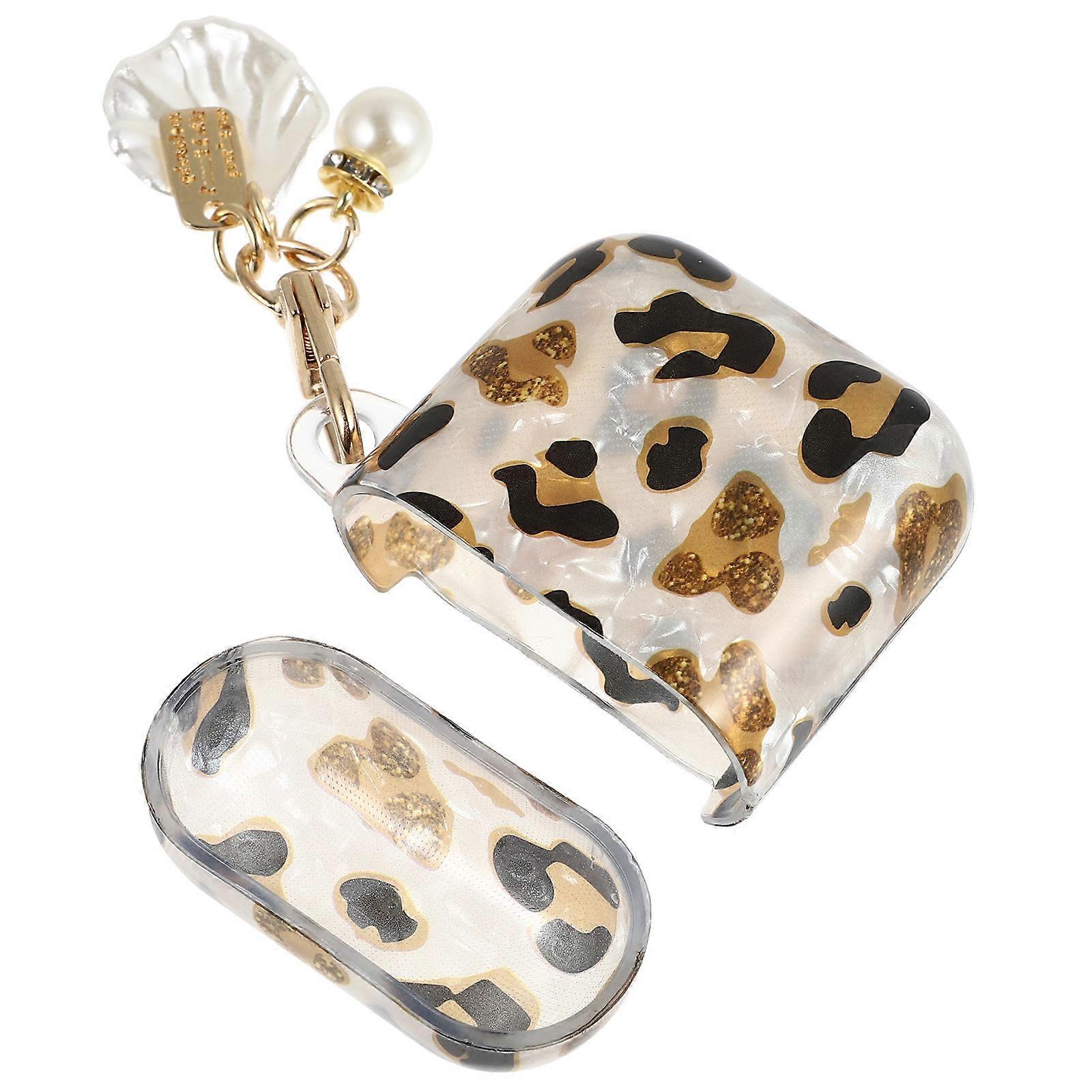 Leopard Cool Earphone Case for Earphone 1Pcs Tpu Protective Sleeve