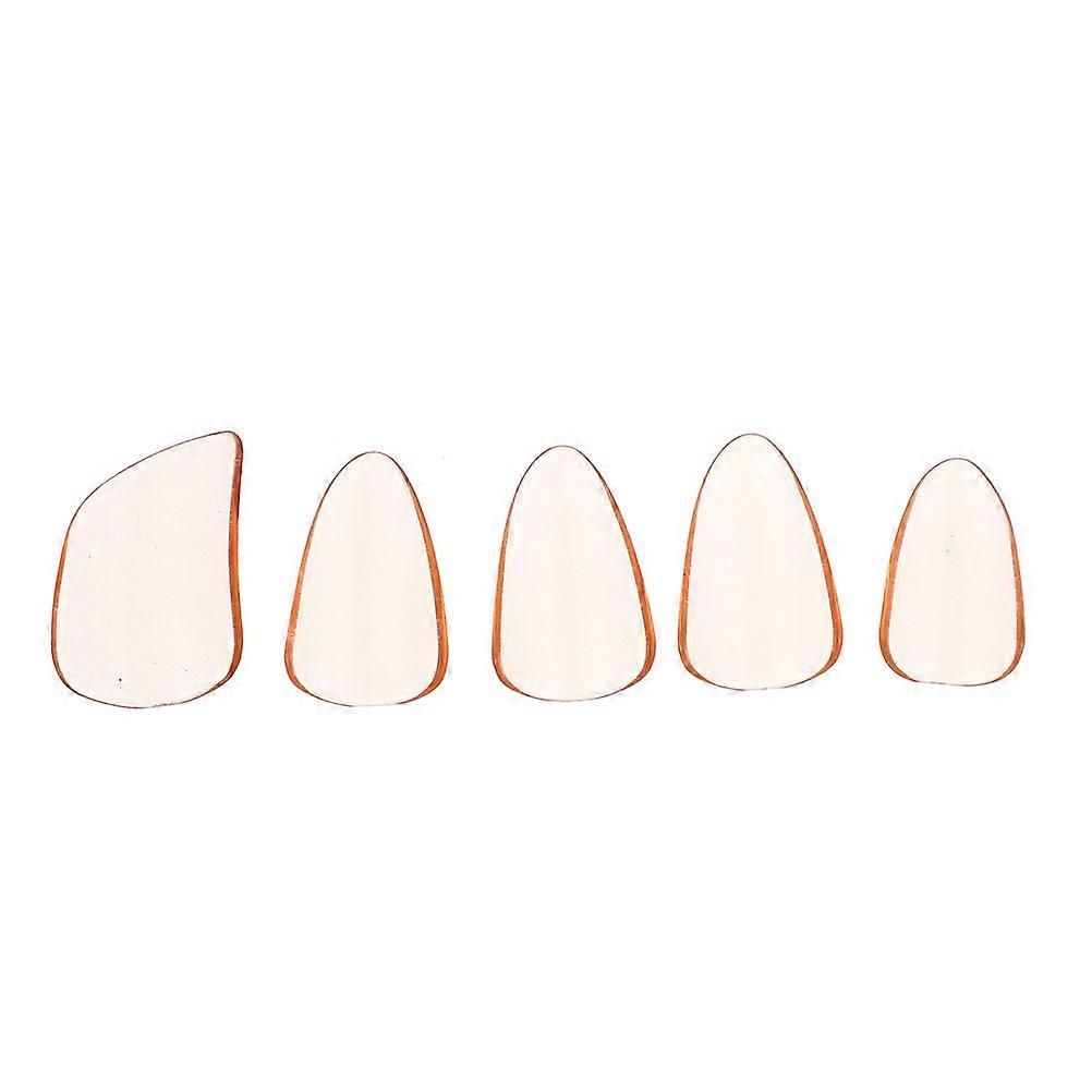 Orange Pipa Nails Durable Pc Pipa Accessories for Performing 5Pcs