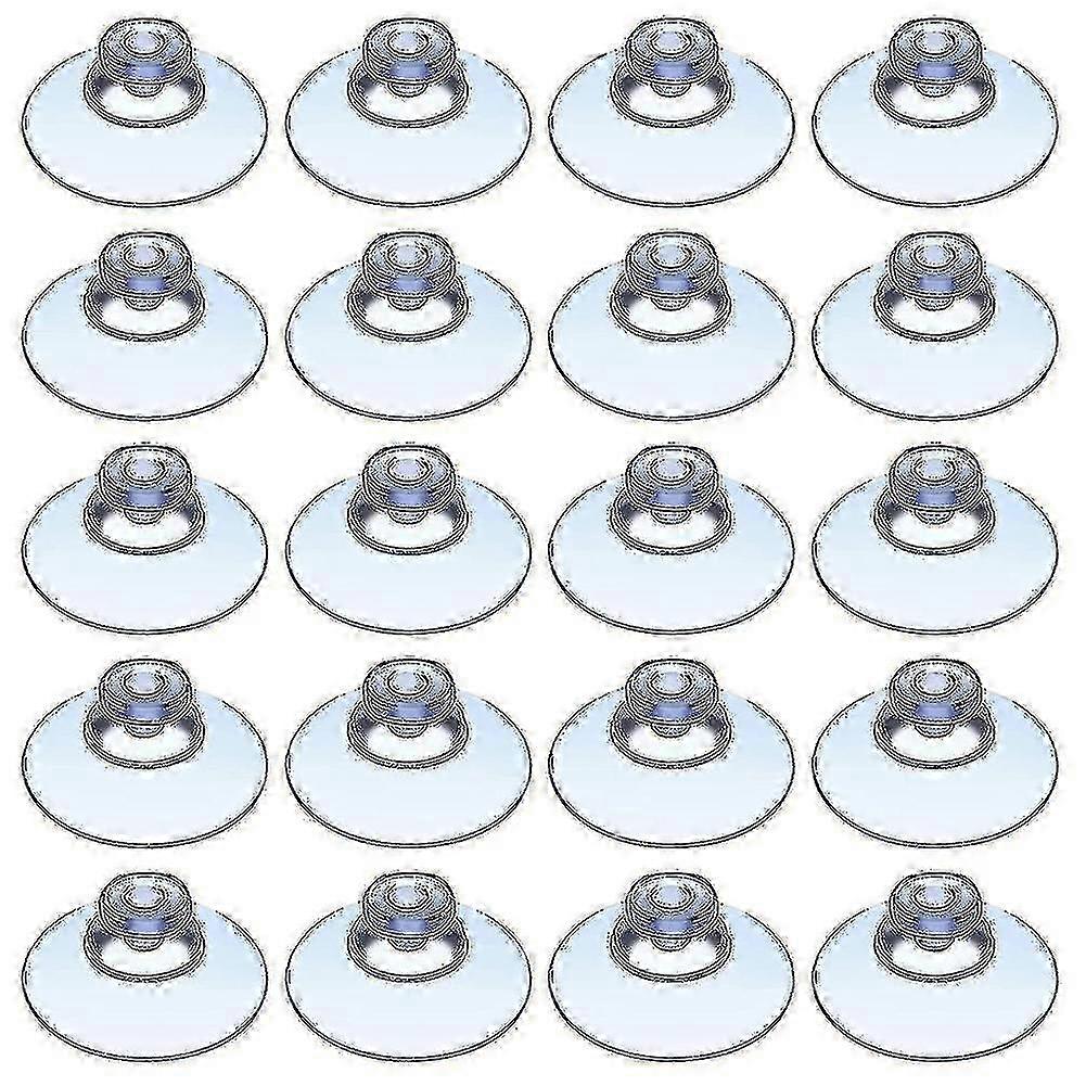 2025 100pcs Transparent Suction Cups, For Outdoor, Kitchen,window 20mm