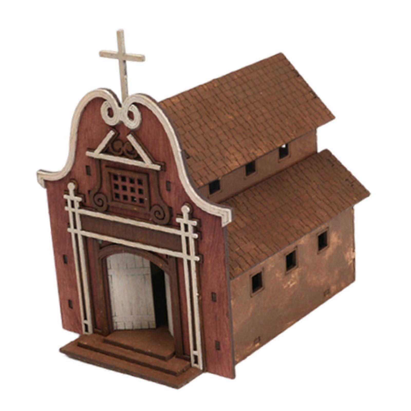 1:72 Building Model Architecture Scene Model Handmade Educational Learning Toy