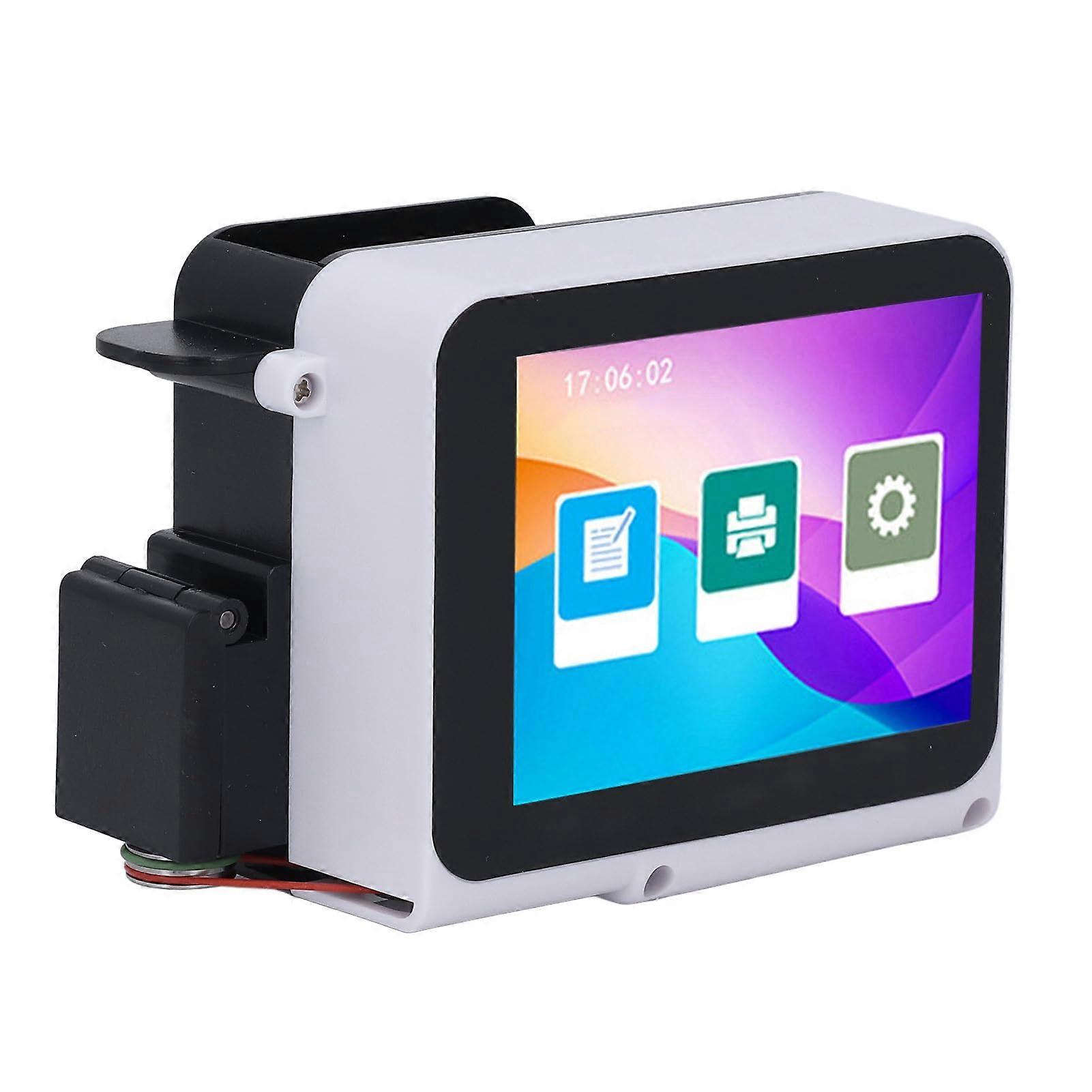 Handheld Inkjet Printer with HD Touch Screen, TypeC, MultiSurface Printing for Wood Plastic Glass Cloth