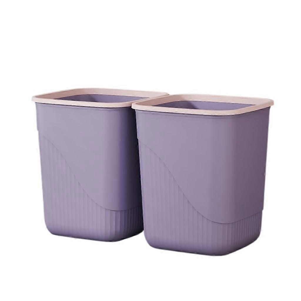 Large Capacity Trash Can for Kitchen, Bathroom and Office  Modern Durable Wastebasket