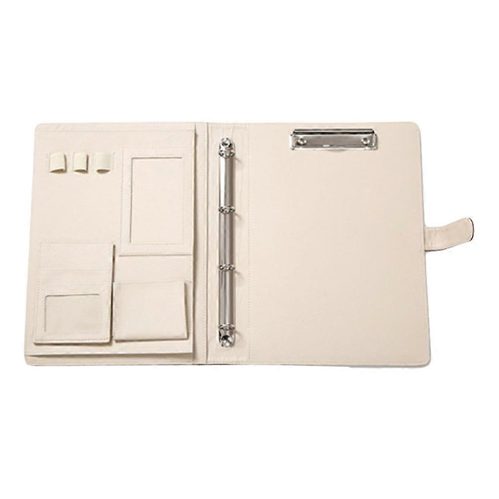 PU Leather Notebook Binder Loose Leaf Ring Binder Personal Planner Folder