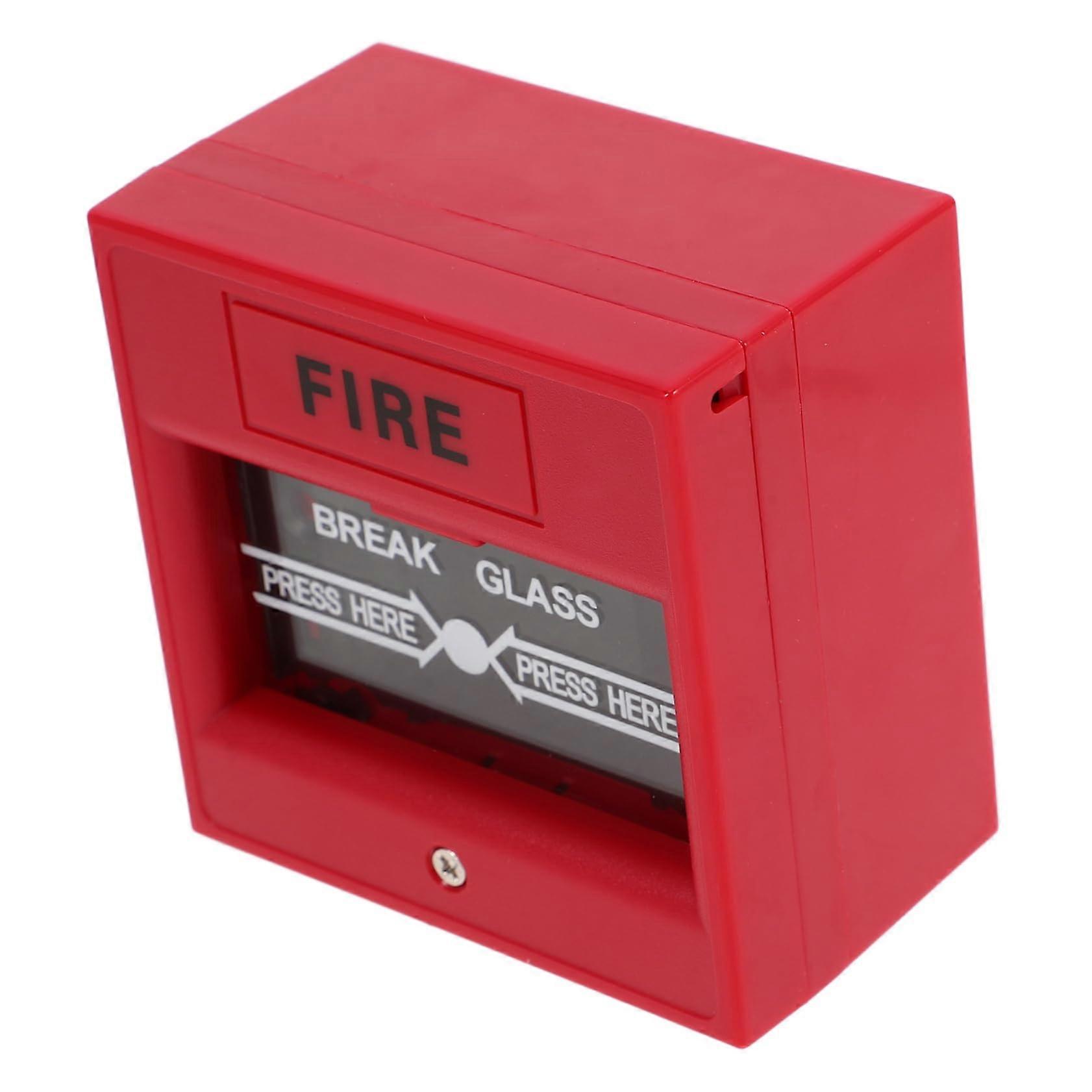 Glass Break Alarm Button Emergency Exit Switch for Home Security Quick Emergency Activation