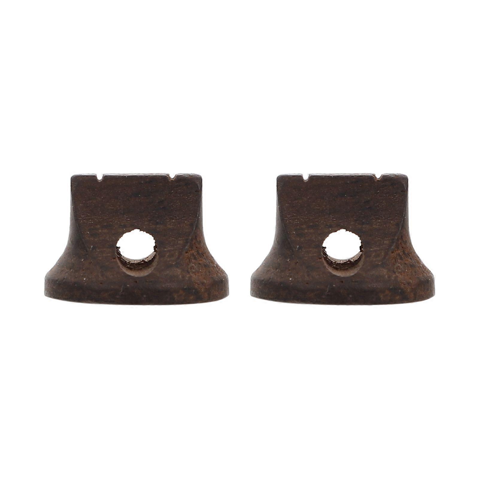 2Pcs Practical Professional Ebony Erhu Using Bridge Erhu Instrument Accessory