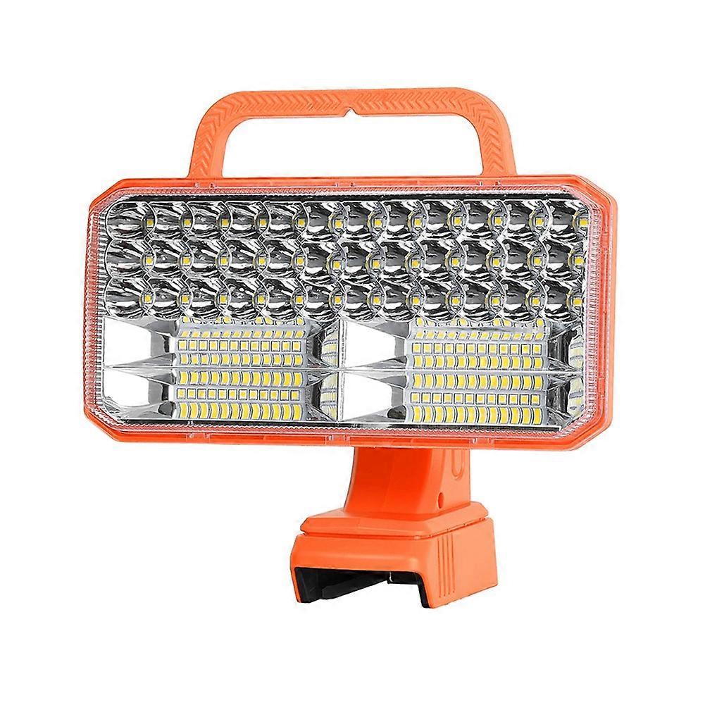 Multi-Functional LED Flashlight Adjustable with USB for Black & Decker 18V Lithium Batteries (No Battery)