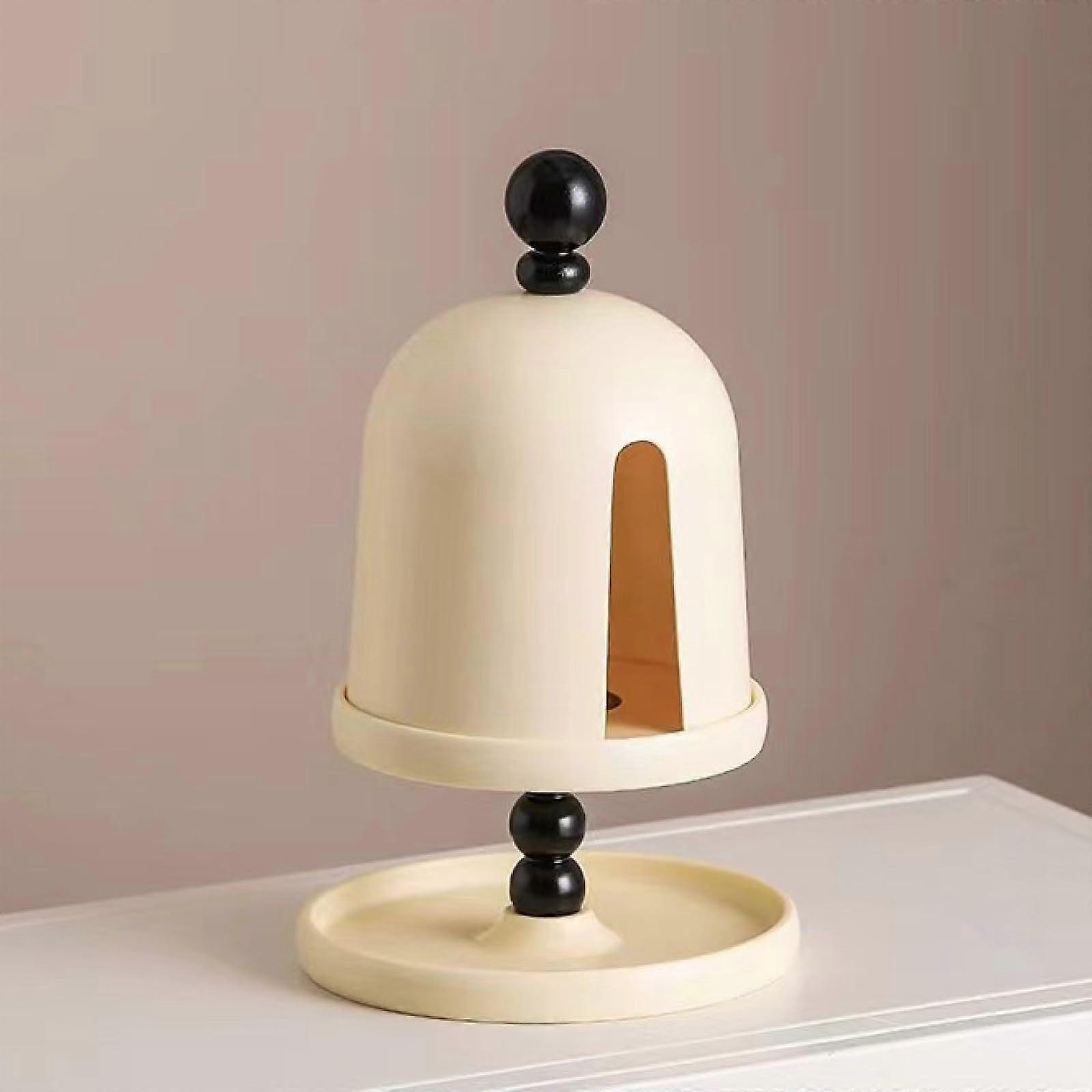 Tissue Box Cover and Holder with Elegant Oak Texture, Hidden Screws, DoubleLayer Vertical Storage