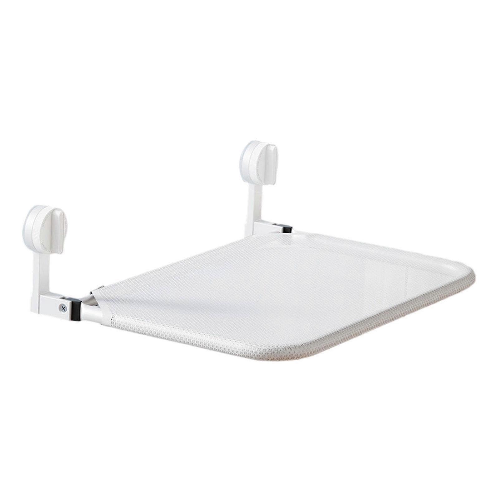 Foldable Clothes Drying Rack, Retractable Wall Mounted Airer for Indoor Outdoor Laundry, White