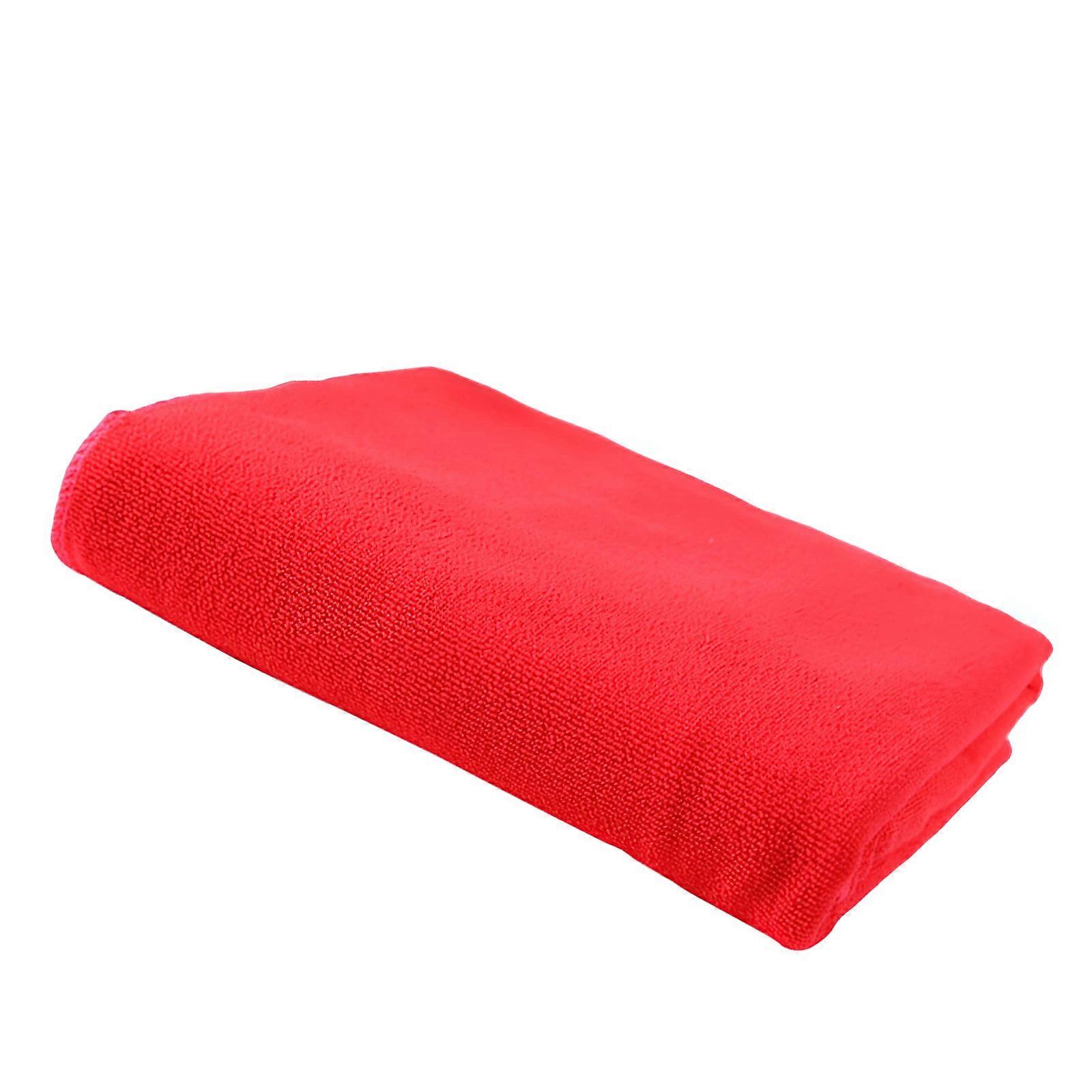 Quick Dry Microfiber Bathing Towel Towel for Bathing Use Red