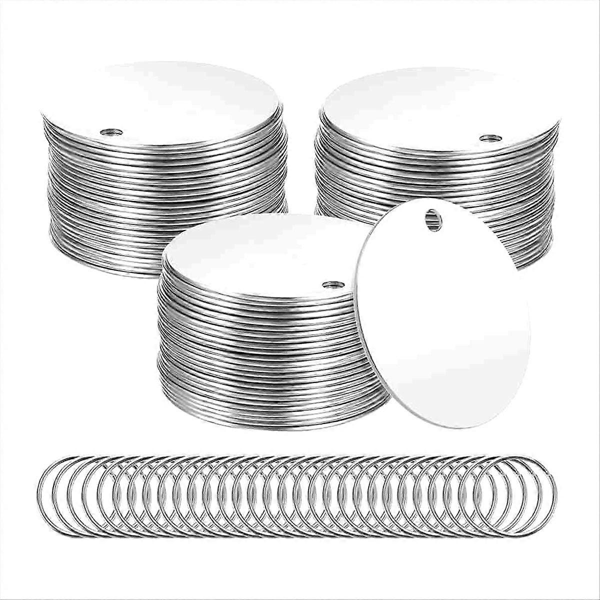 55 Pieces Metal Stamping Blank Tags