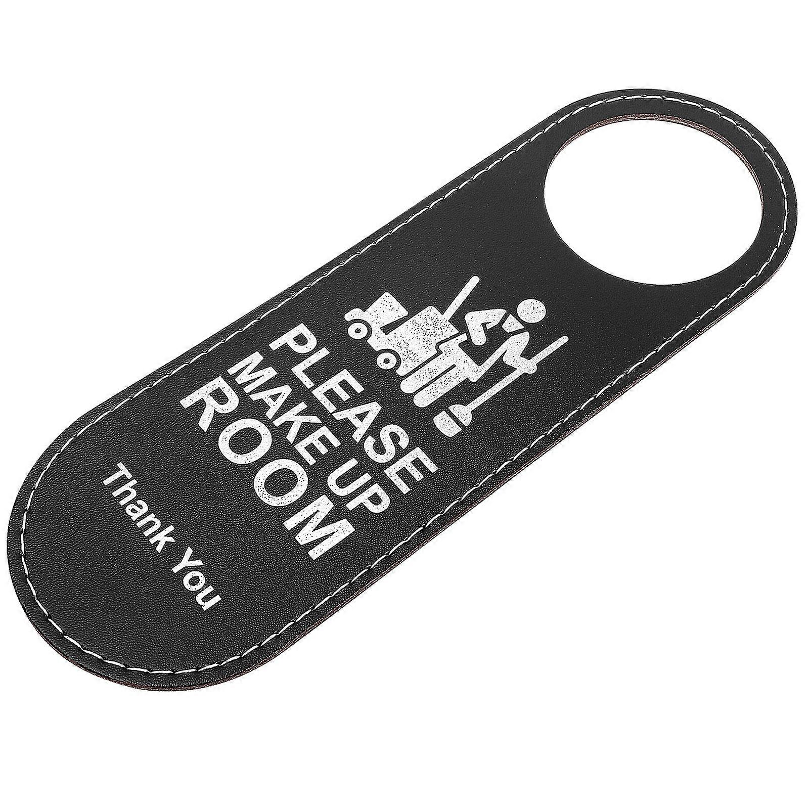 Door Sign Double-Sided Letter Pattern for Hotel Service 9Pcs