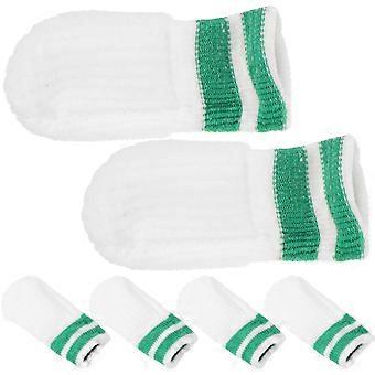 Dog Finger Toothbrush for Teeth Clean with 6Pcs Nylon Toothbrush for Dogs and Cats