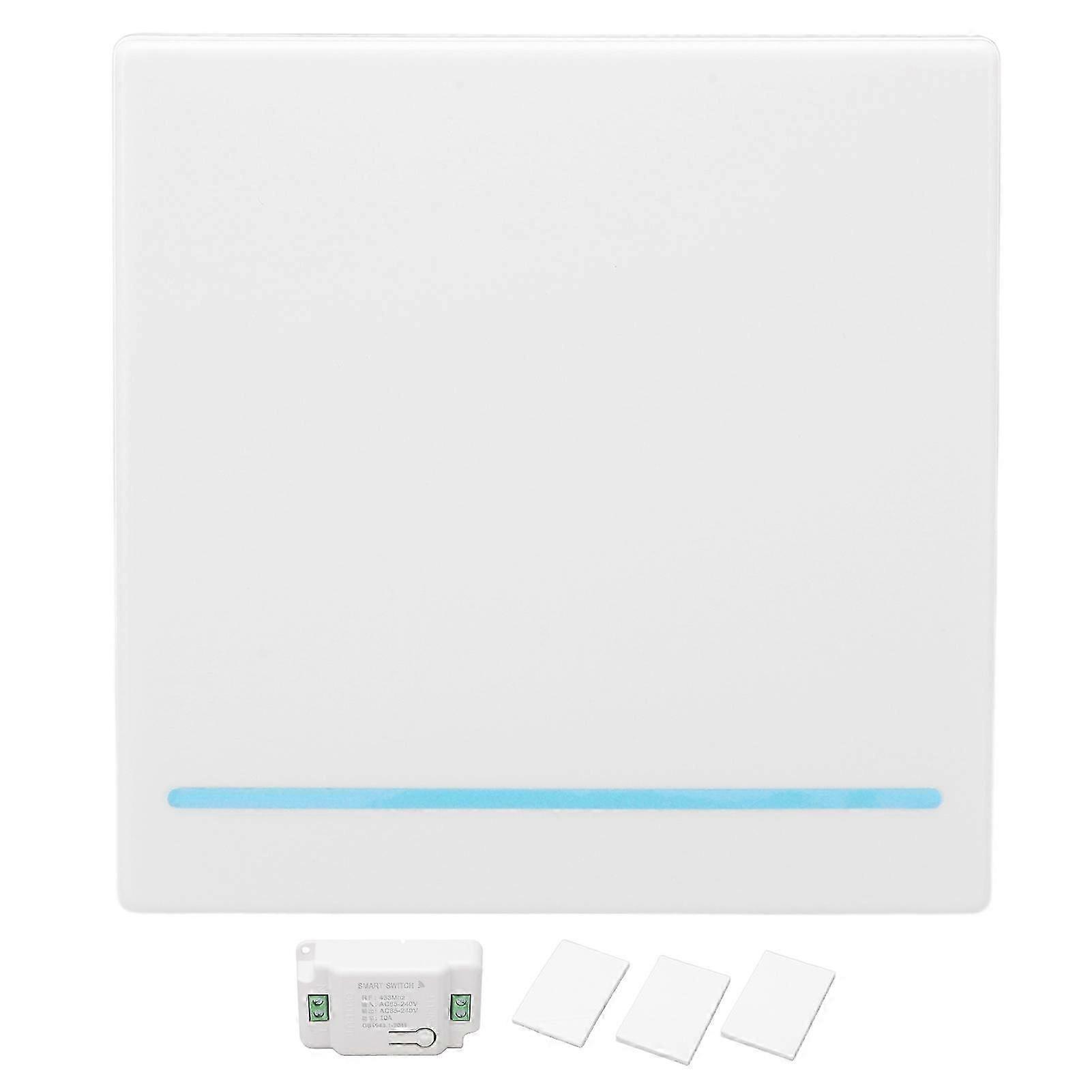 433MHz Light Switch Smart Remote Control Wall Switch with Receiver