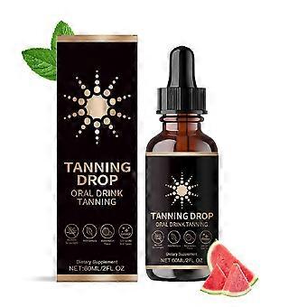 60 ml Bräunungstropfen zum Einnehmen für Gesicht und Körper, bräunt ohne Sonne, verbessert den natürlichen Hautton für Erwachsene aller Hauttypen